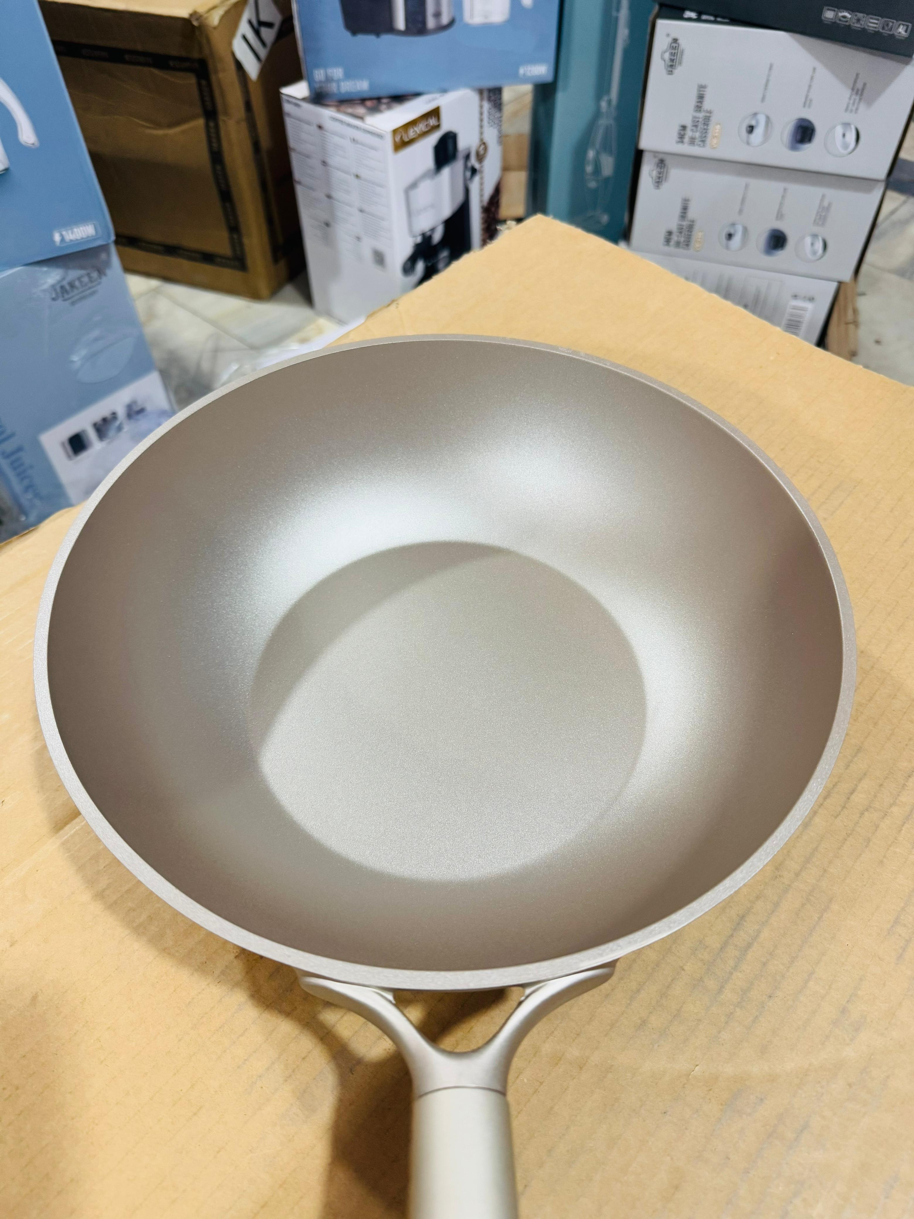 Uakeen Germany Induction Die-Cast Granite WOK 30cm VK-W530