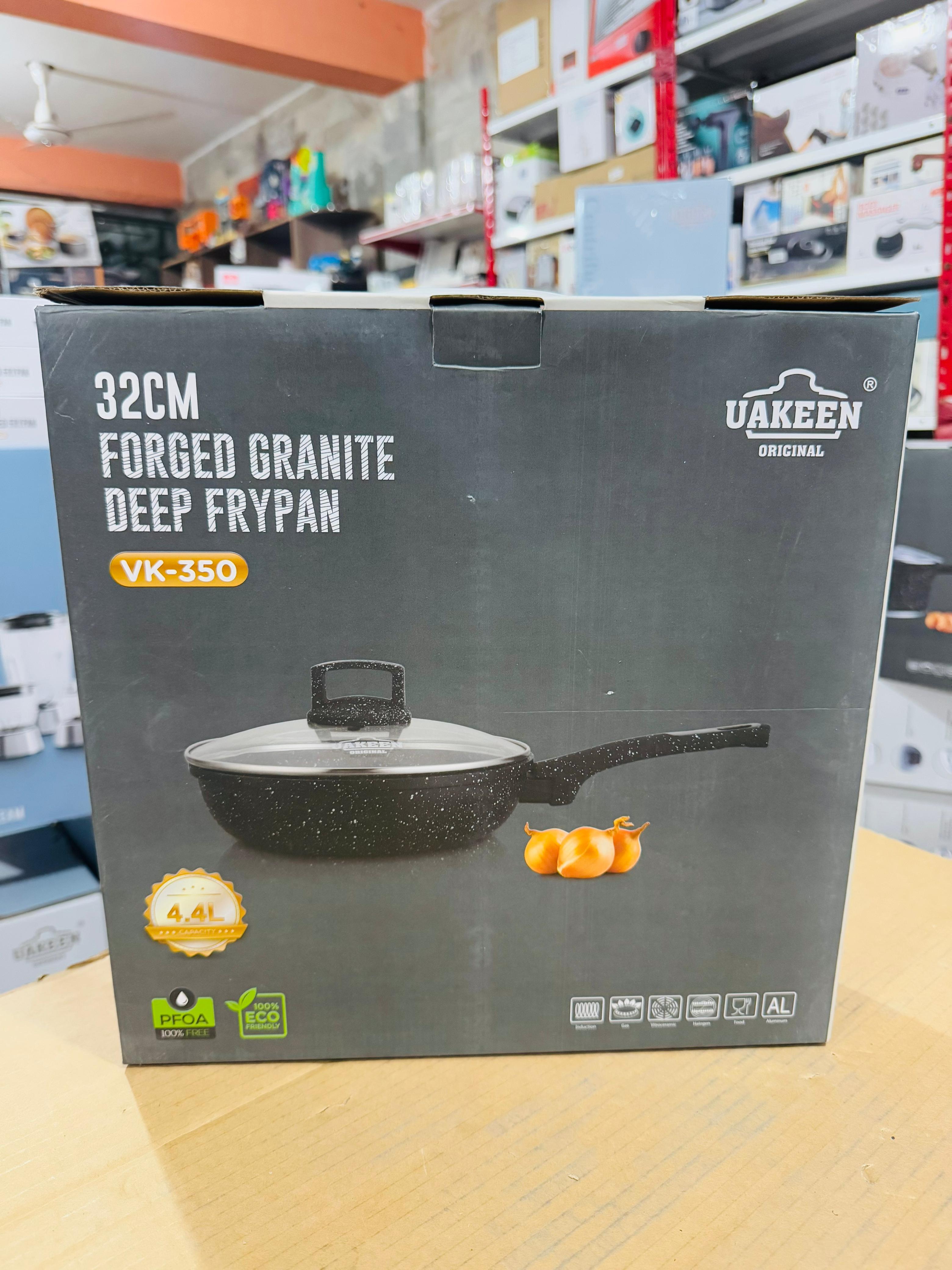 Uakeen Germany Forged Granite Deep Frypan 32cm VK-350