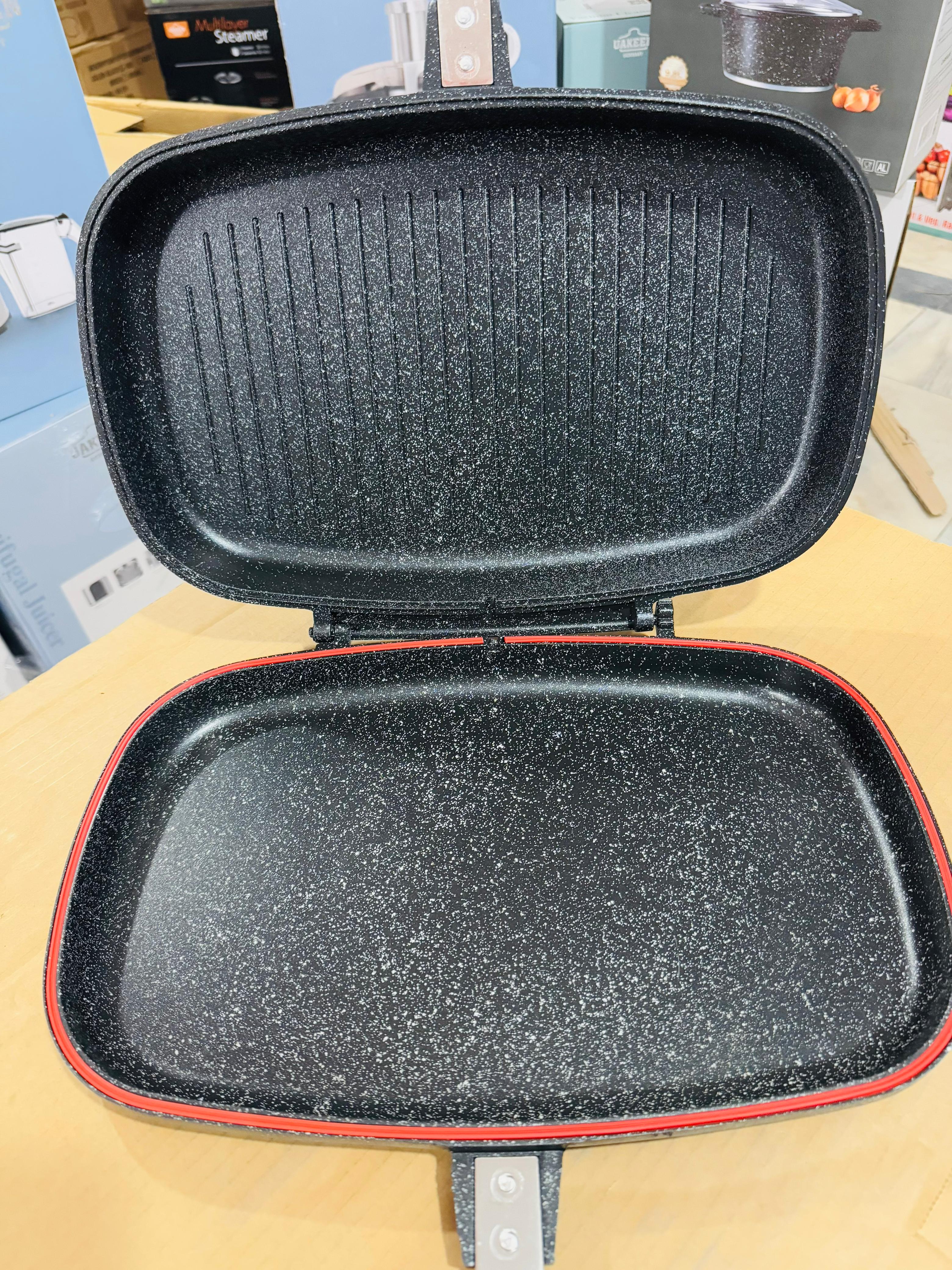 Uakeen Germany Die-Cast Granite Double Frypan