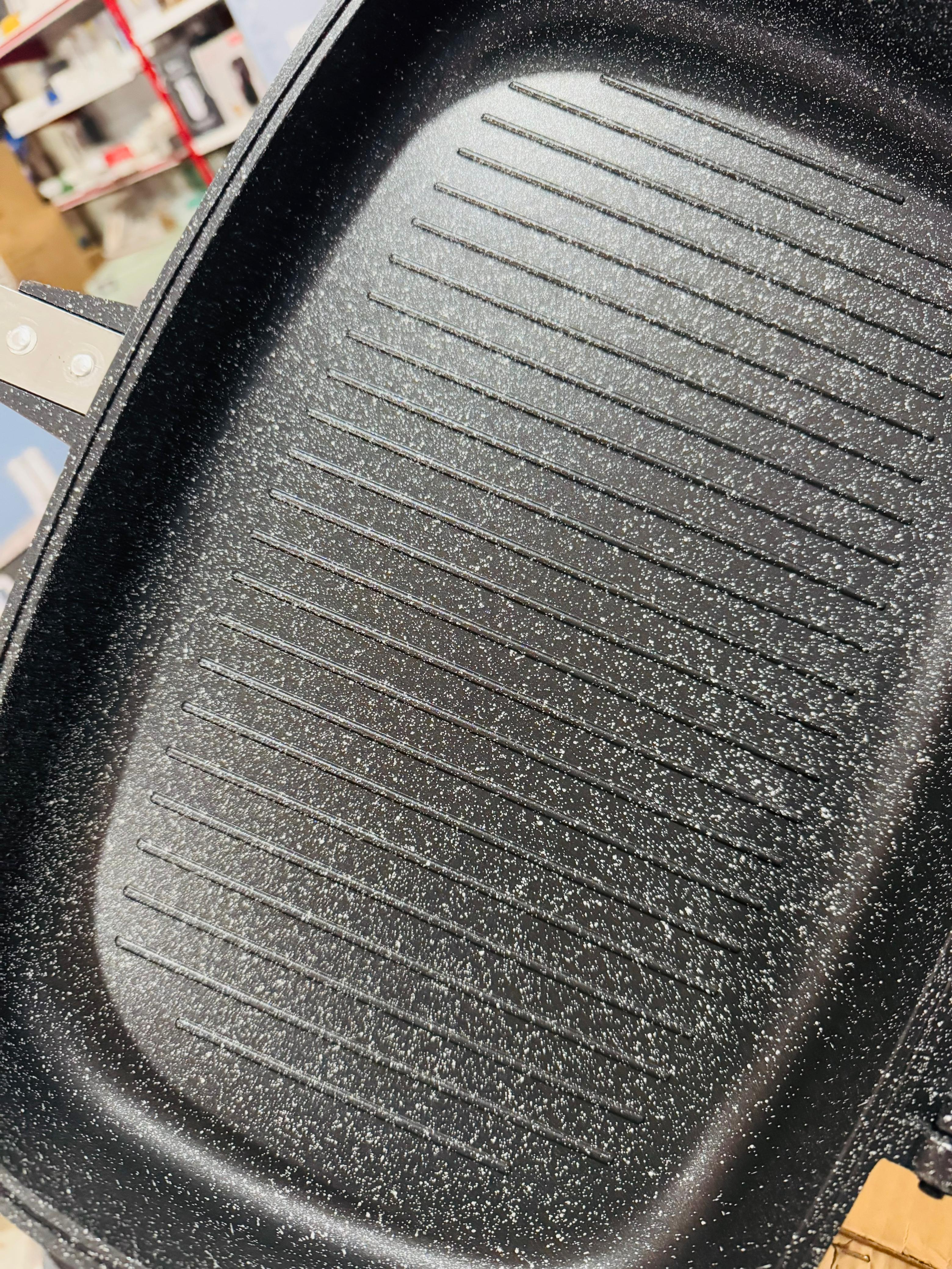 Uakeen Germany Die-Cast Granite Double Frypan