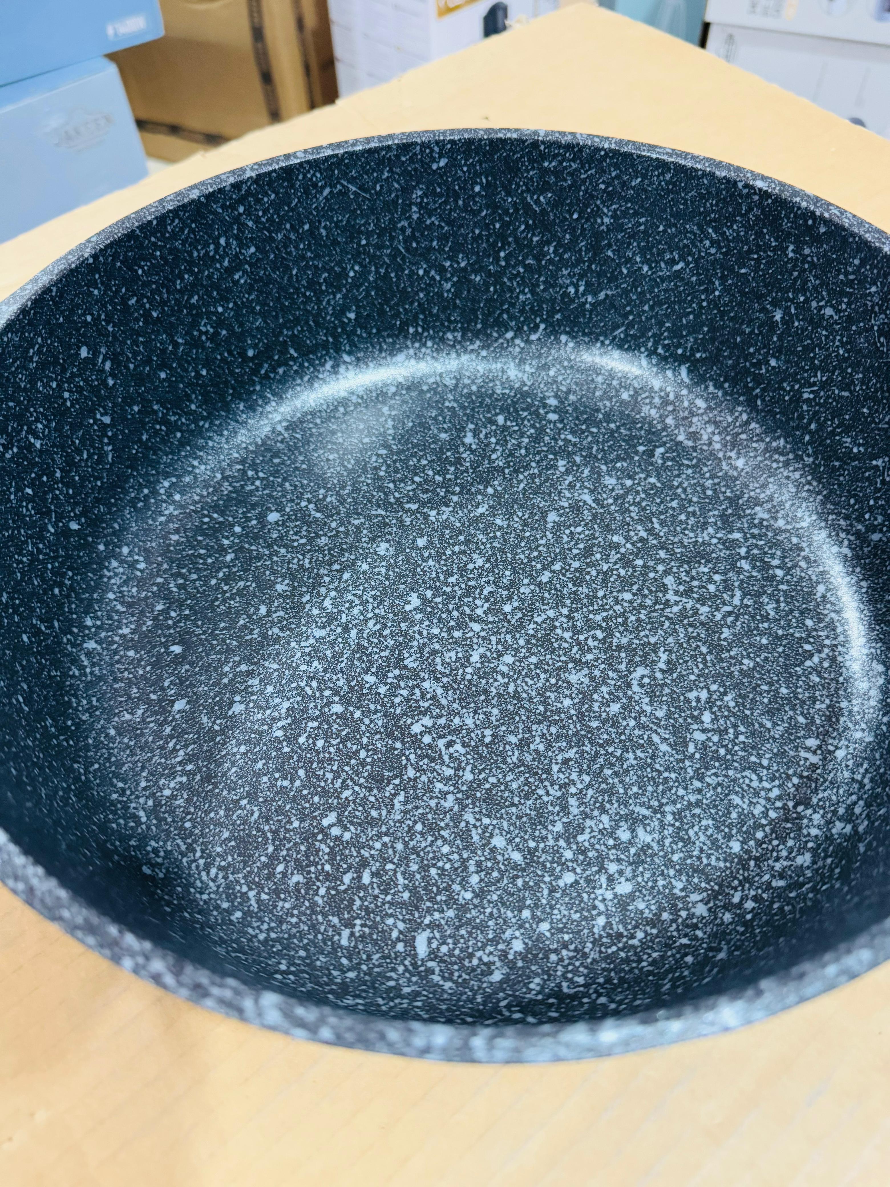 Uakeen Germany Induction Die-Cast Granite Shallow Casserole 28cm VK-S428