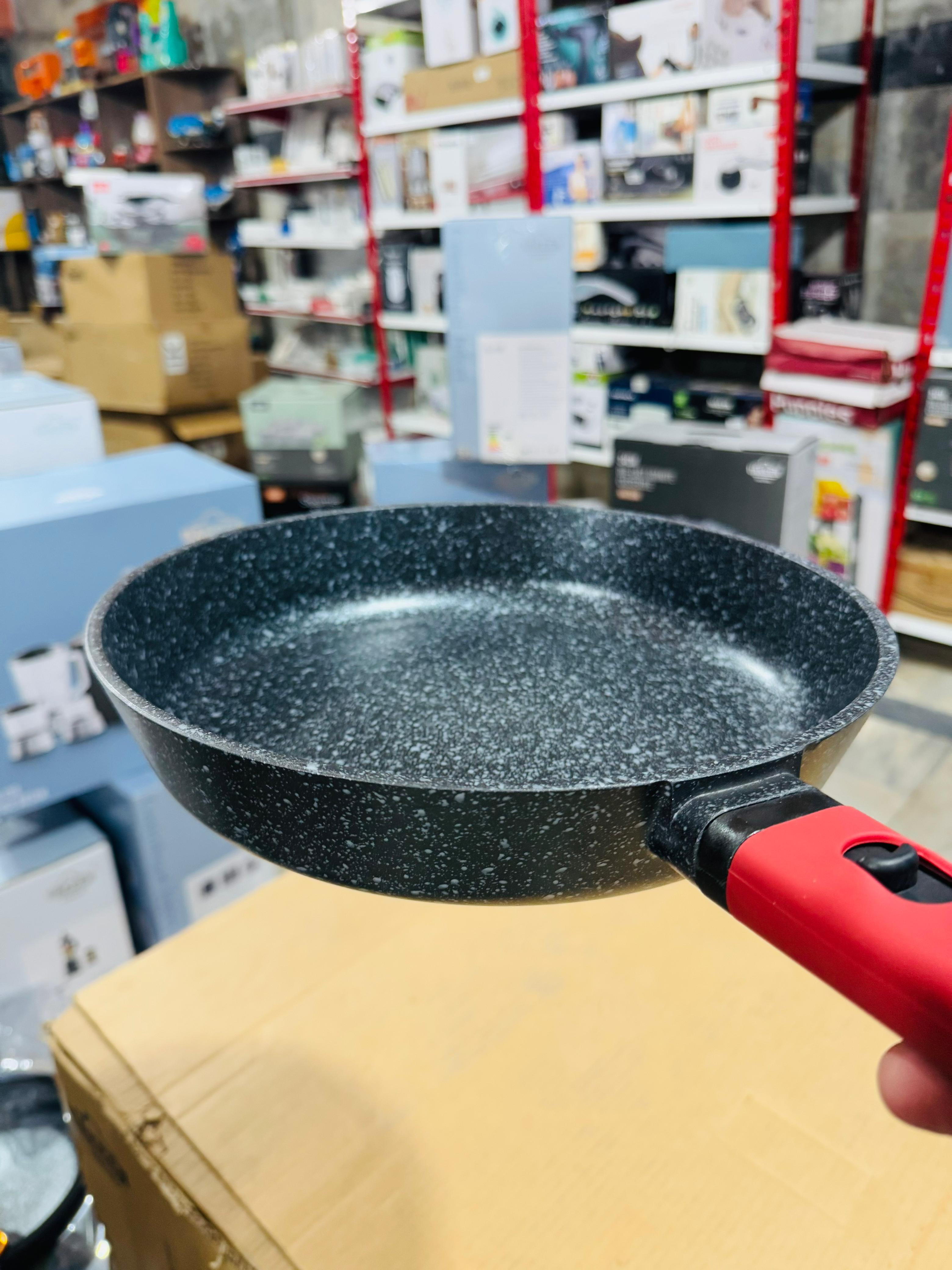 Uakeen Germany Induction Die-Cast Granite Deep Frypan 28cm VK-1028