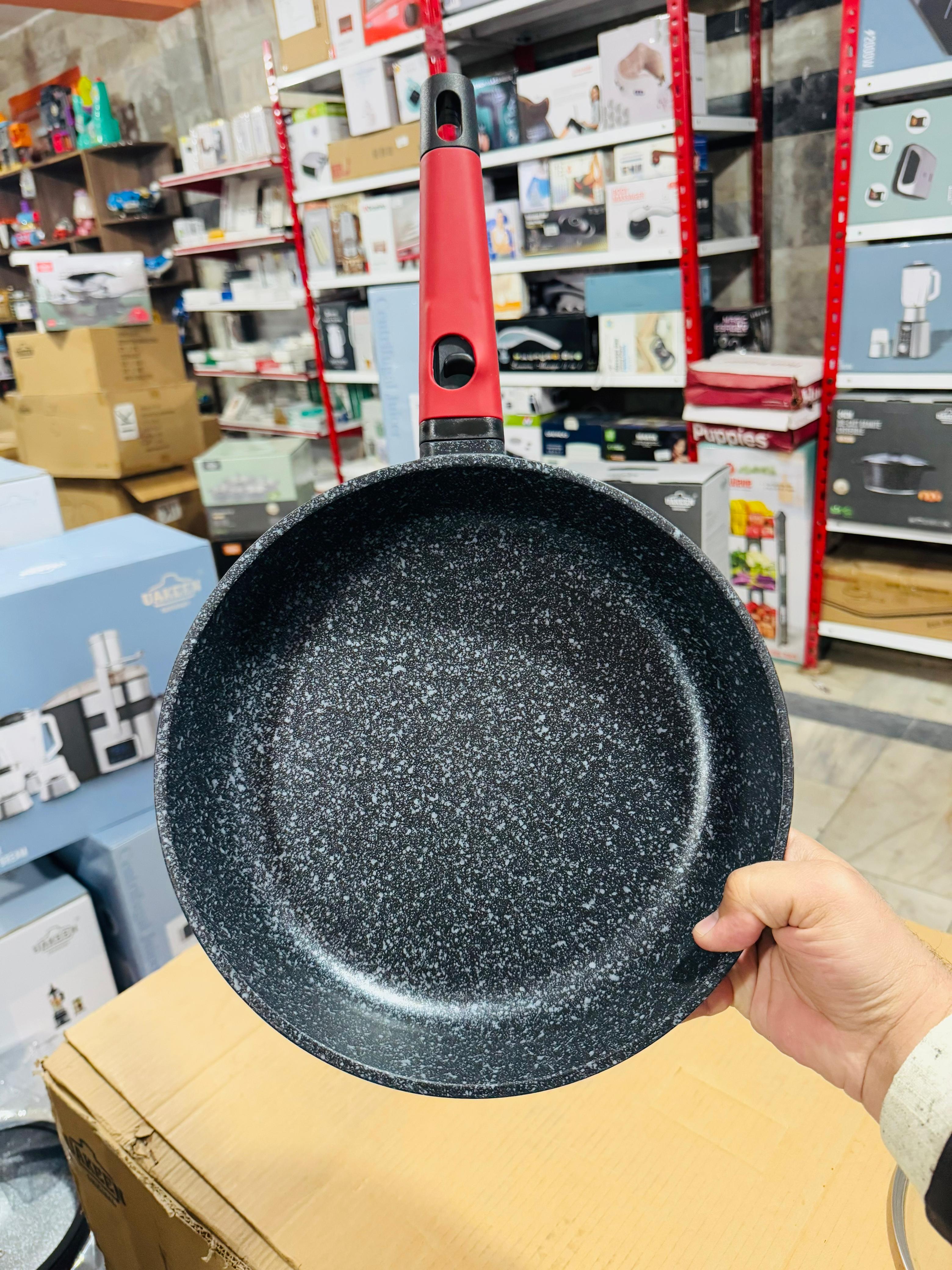 Uakeen Germany Induction Die-Cast Granite Deep Frypan 28cm VK-1028