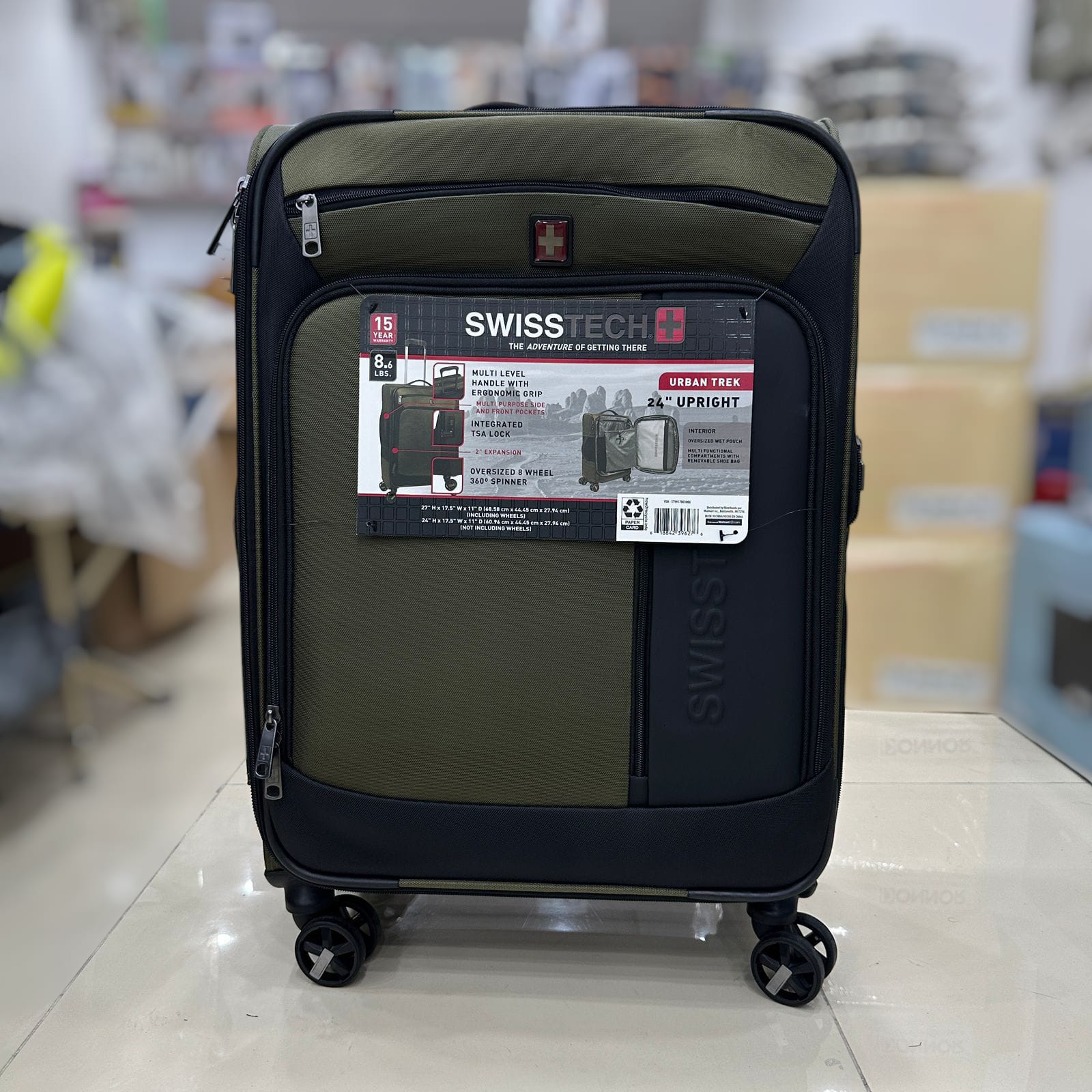 Swiss Tech Urban Trek Luggage Suitcases Bag