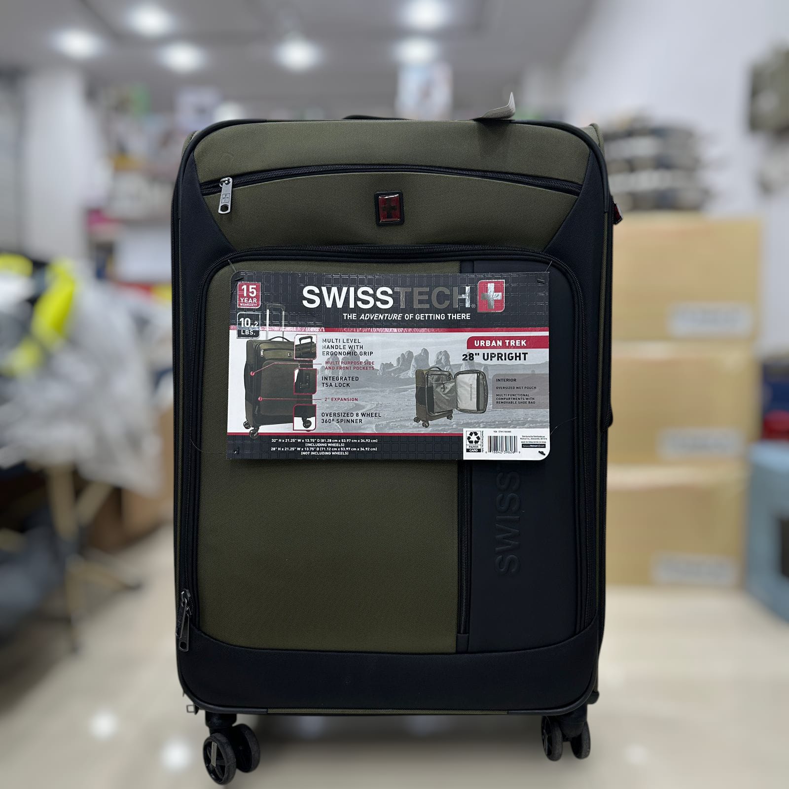 Swiss Tech Urban Trek Luggage Suitcases Bag