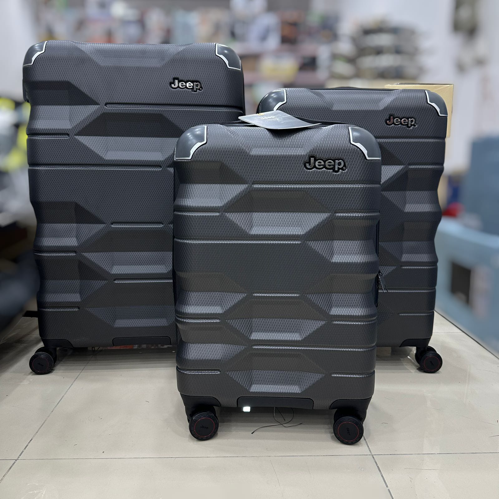 Jeep Polygon Hardside Luggage Suitcases