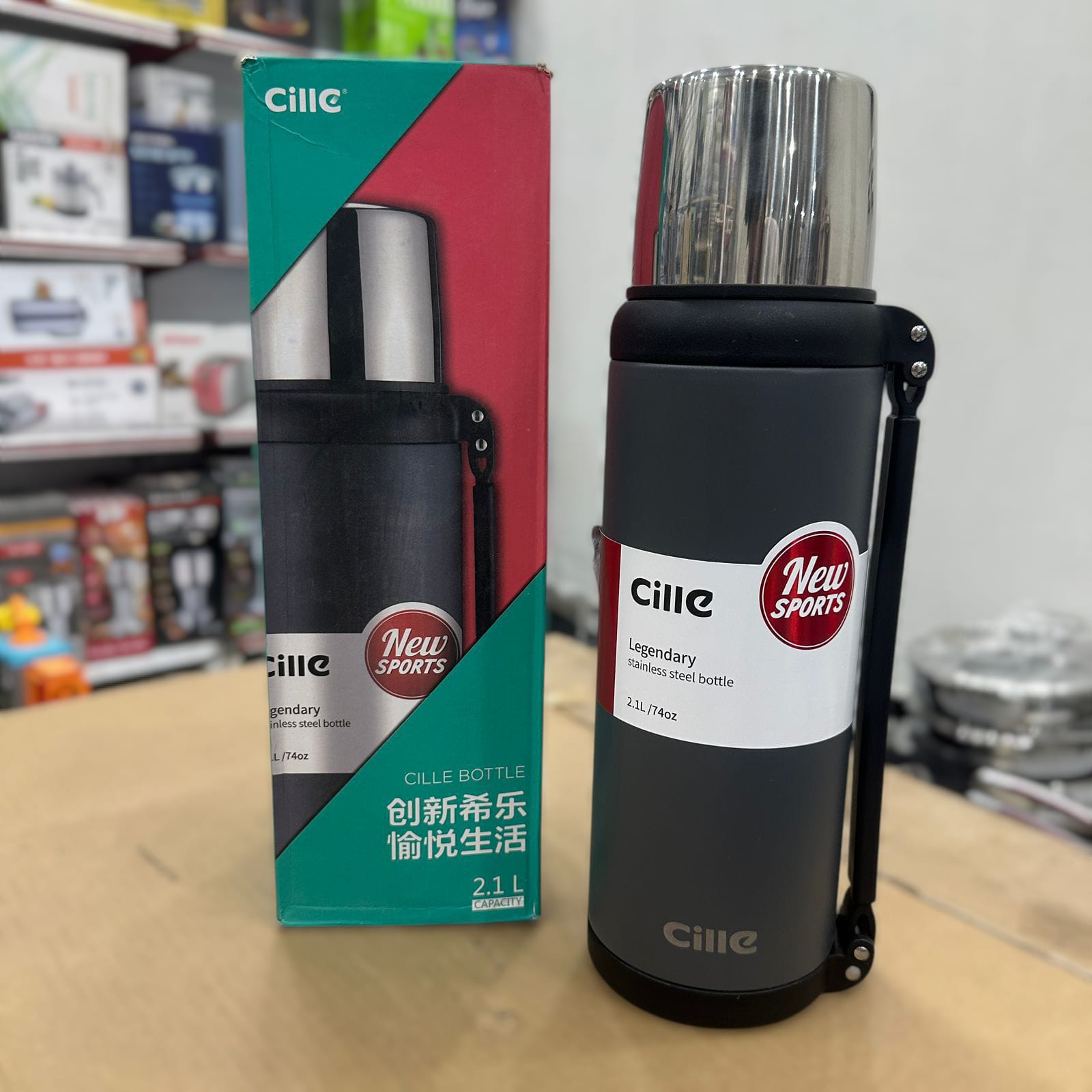 Cille Legendary Stainless Steel Water Bottle