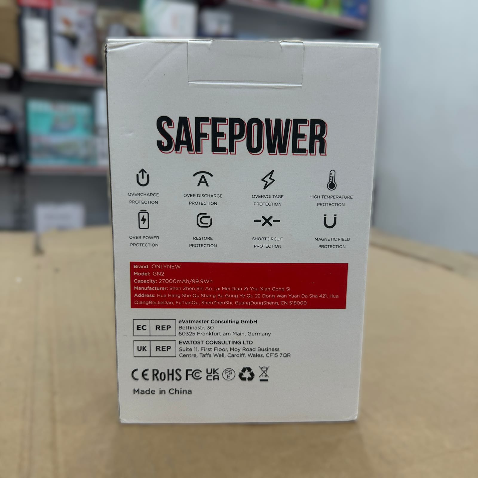 Safe Speed Power Bank 27000mAh GN2