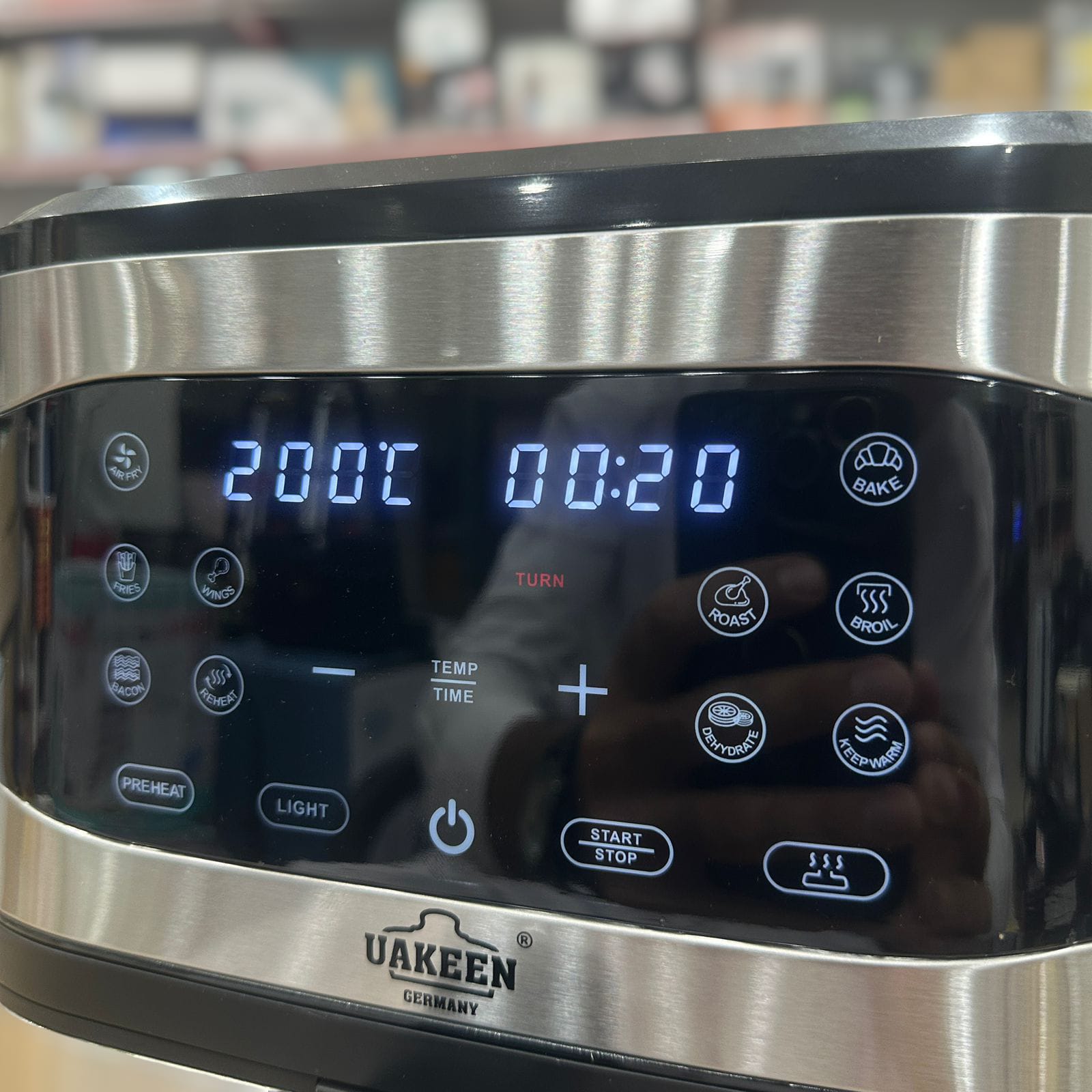 Uakeen 10L Digital Air Fryer ZL-1709