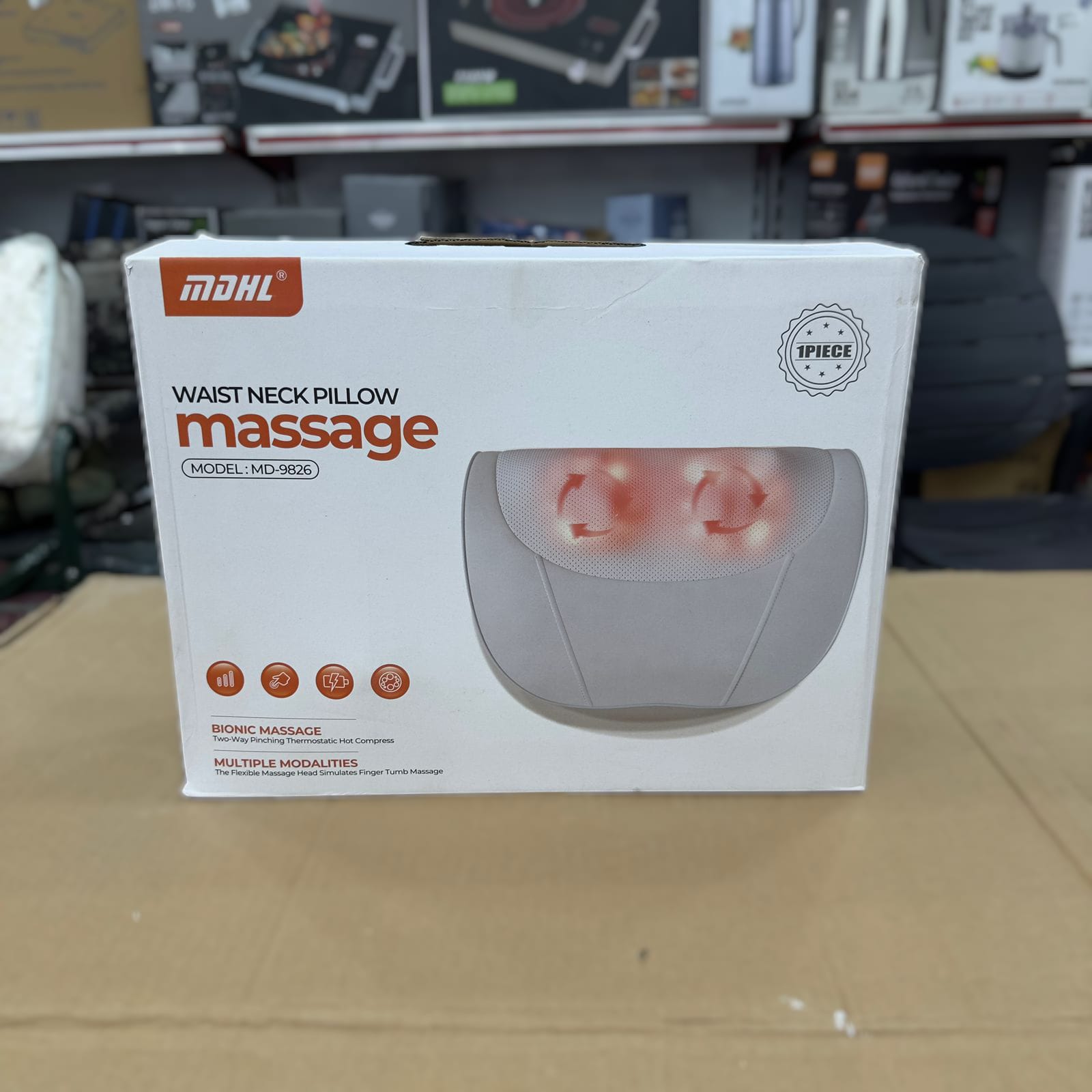 Mdhl Waist Neck Chargeable Pillow Massage MD-9826