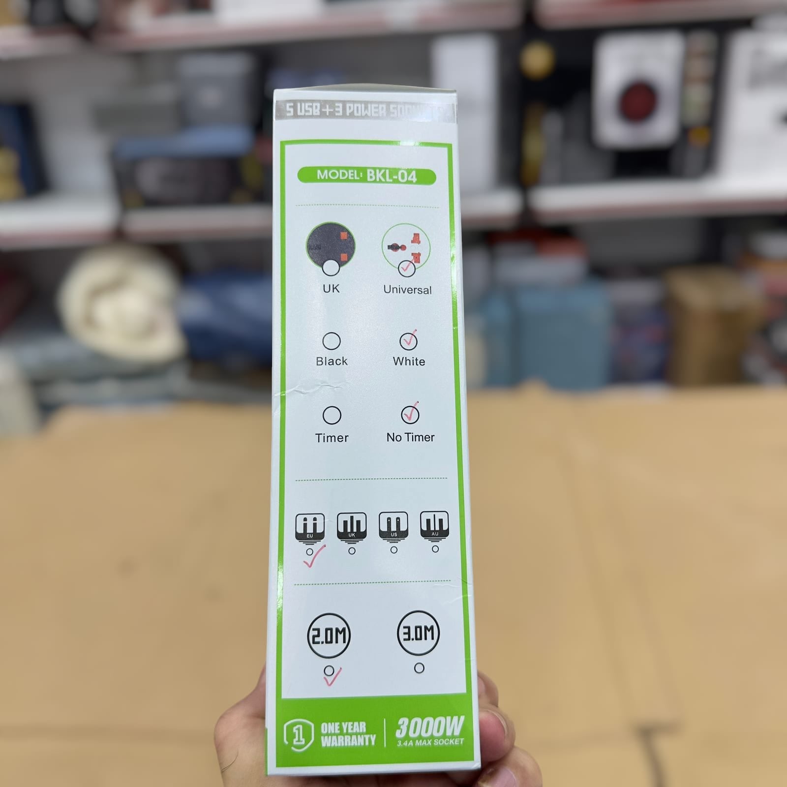 Good Quality Fireproof Extension Board with USB Ports