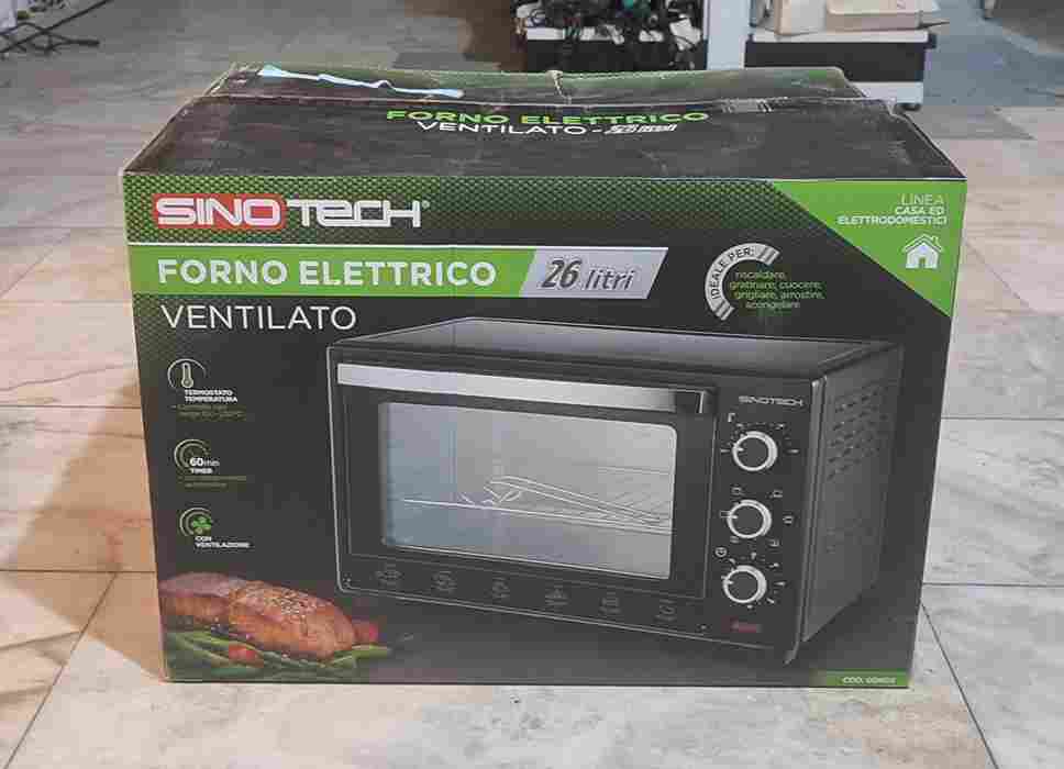 Sinotech - Forno elettrico ventilato 26 litri