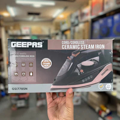 Geepas Cordless Ceramic Steam Iron 7785