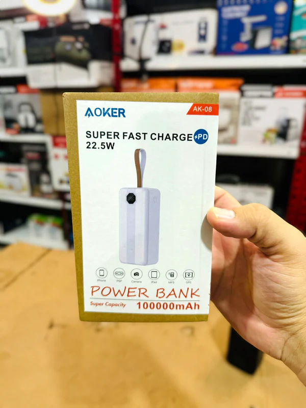 Aoker 1lac mAh Power Bnak