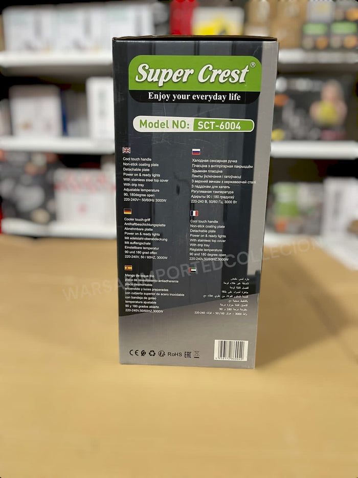 Super Crest Electric Grill SCT-6004