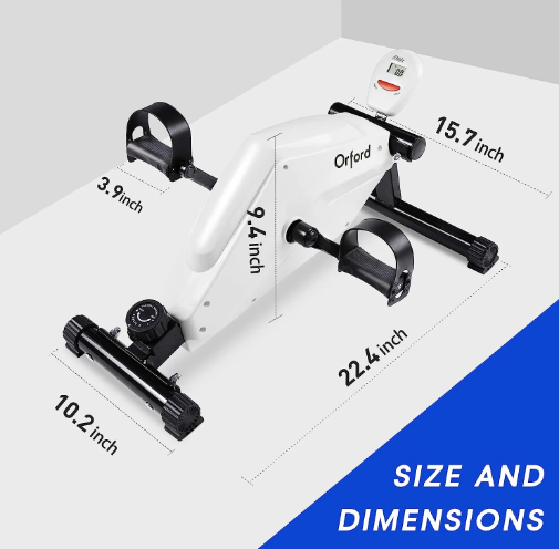 ORFORD Under Desk Bike Pedal Exerciser