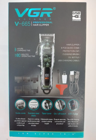 VGR Professional Hair Trimmer V-665