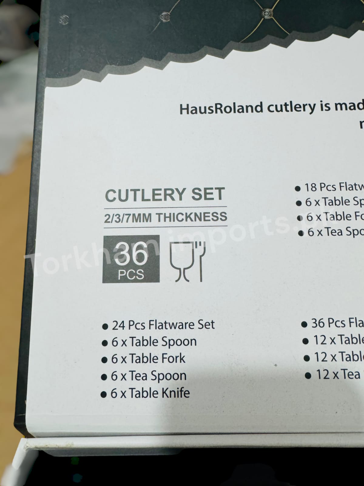 HausRoland Germany 36pcs Cutlery Set