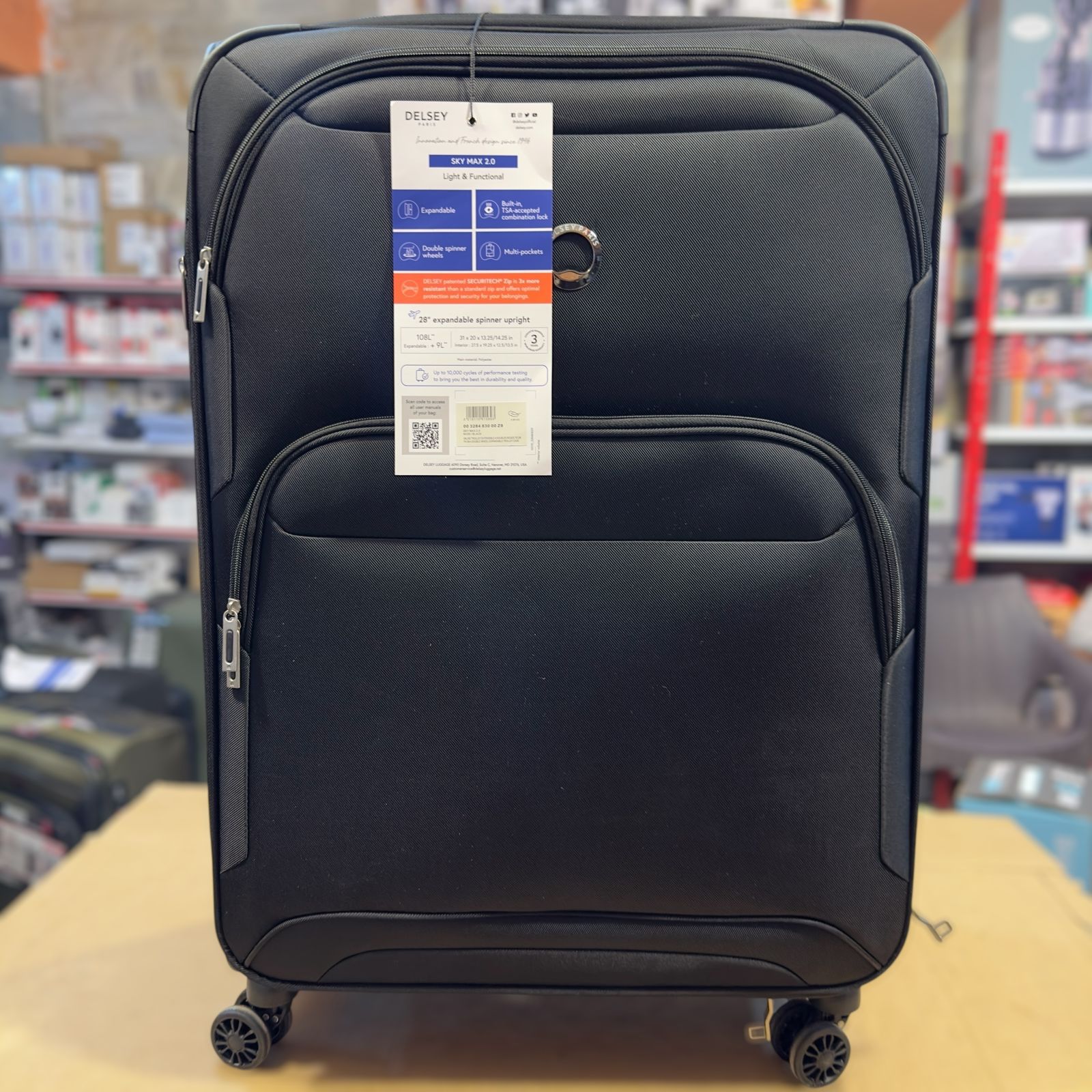 Delsey Paris Sky Max Luggage Set Of 3 Suitecases