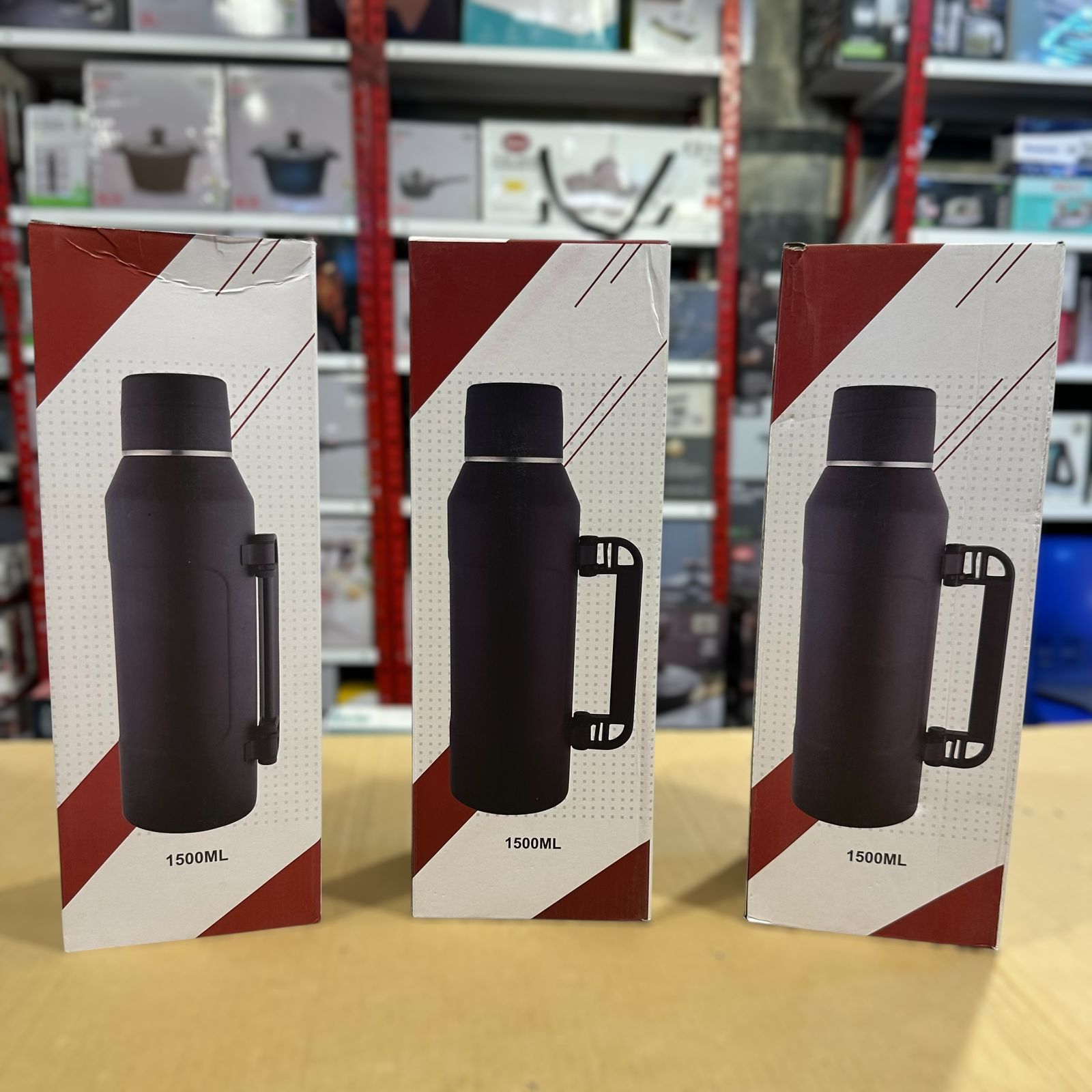 Stainless Steel Handle Water Bottle 1500ml