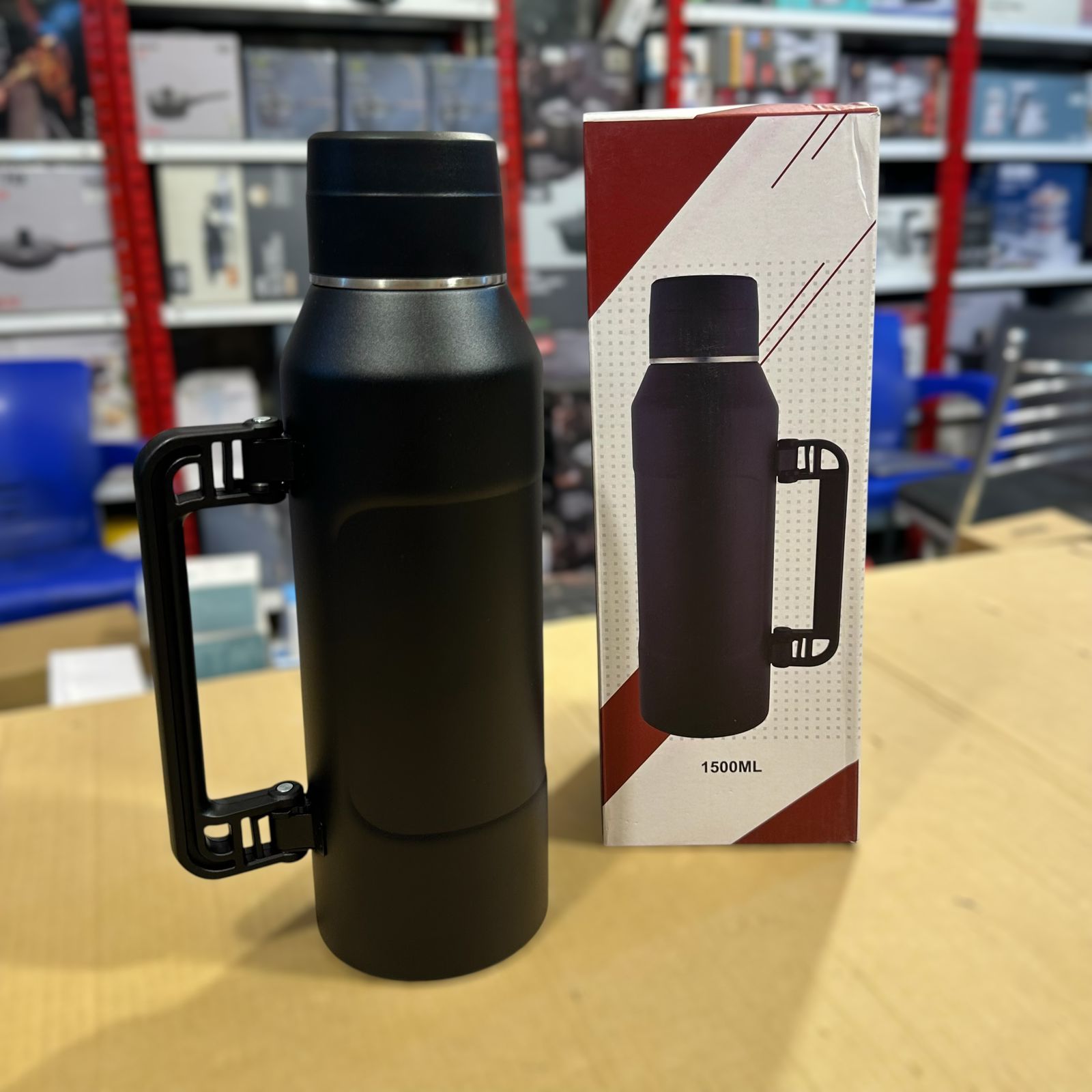 Stainless Steel Handle Water Bottle 1500ml