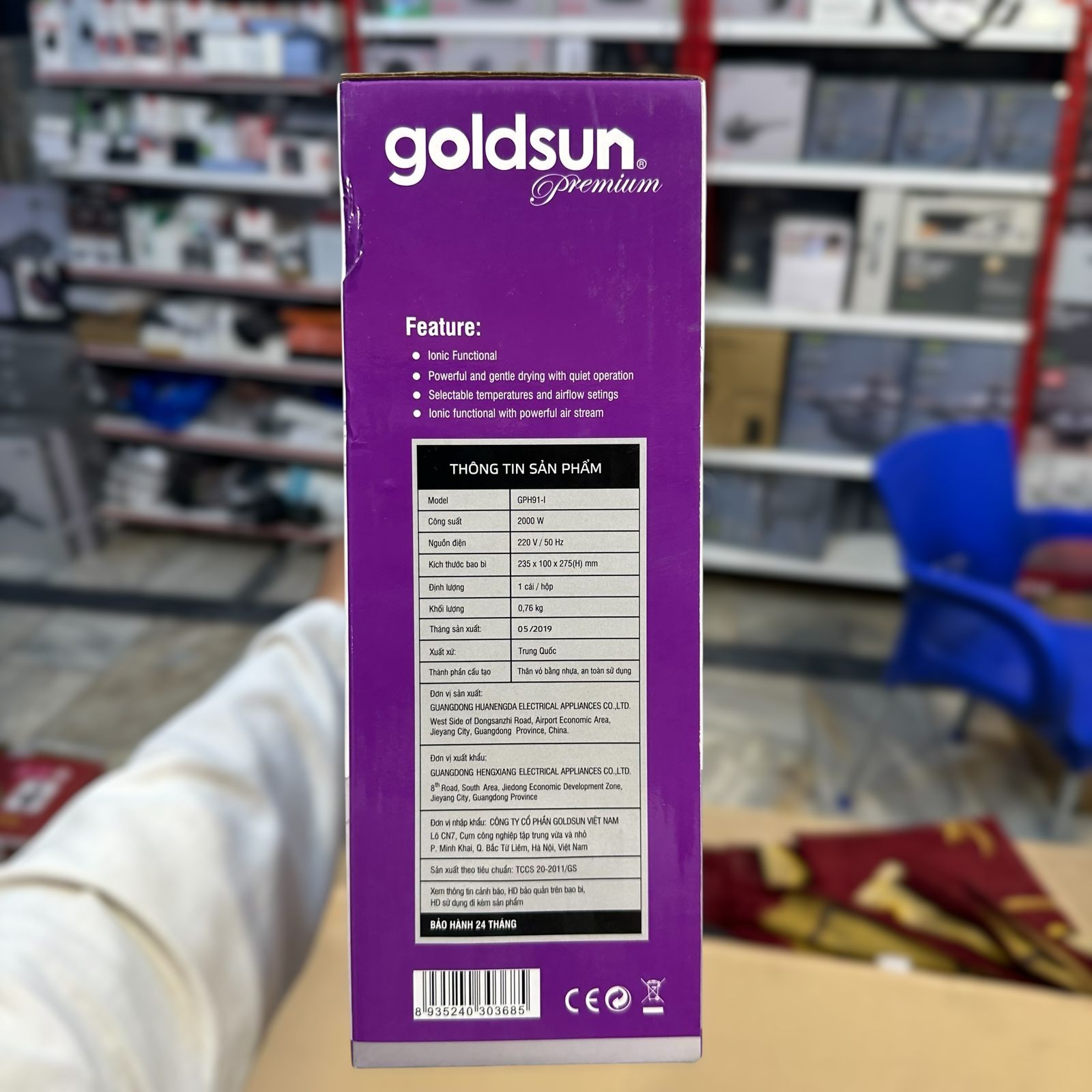 Goldsun Hair Dryer GPH91-I