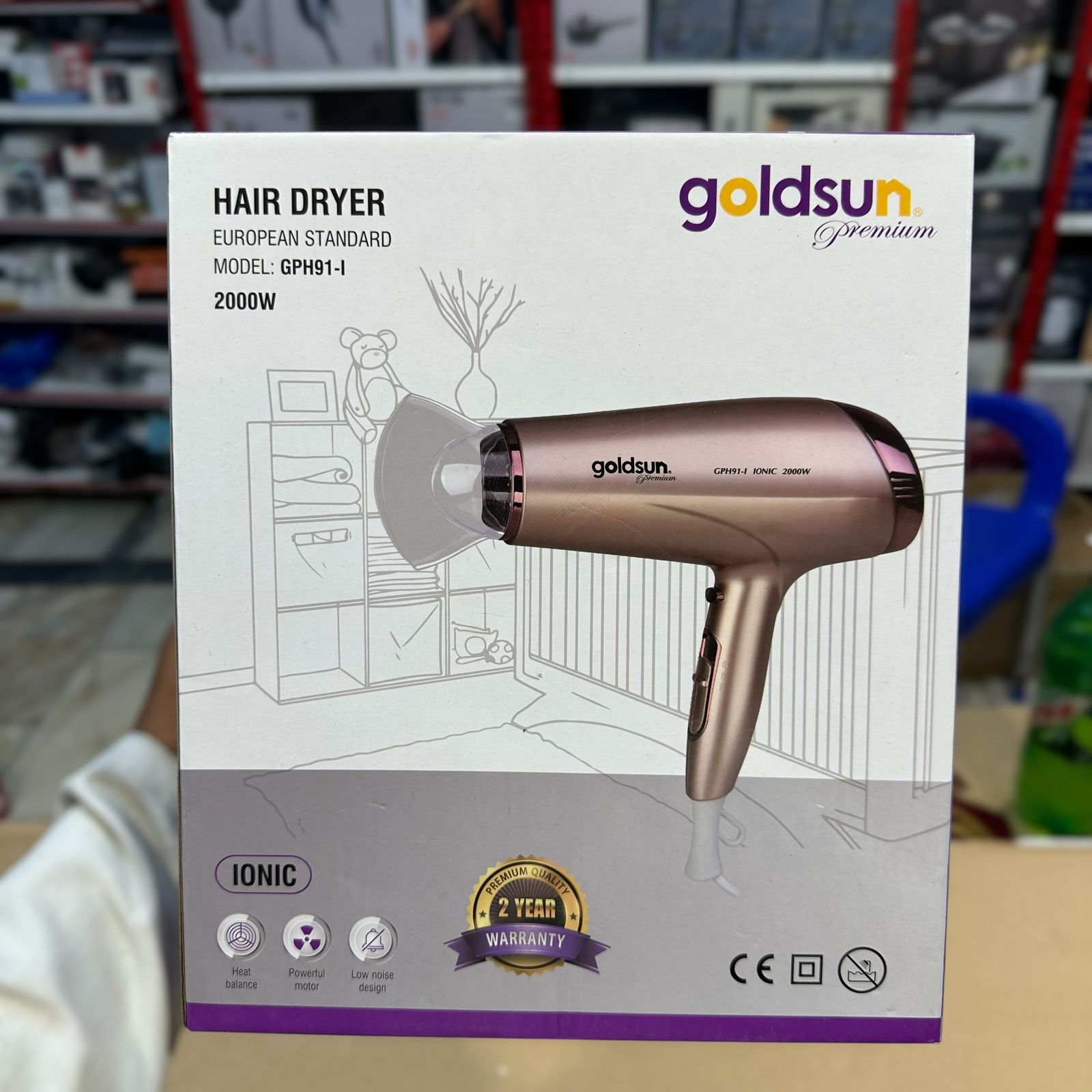Goldsun Hair Dryer GPH91-I