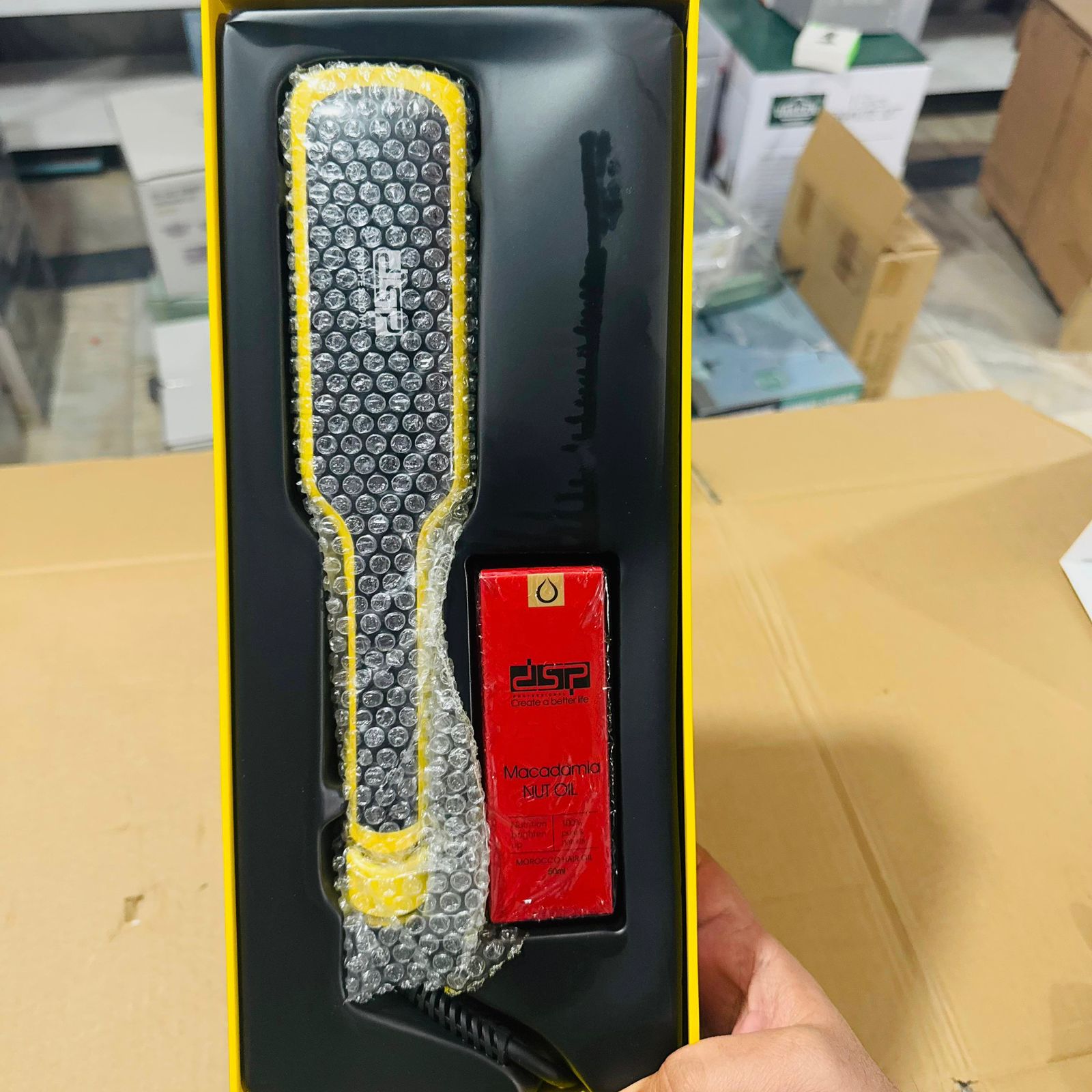 DSP 45W Aluminium Plates Protein & Keratin Hair Straightener-10027