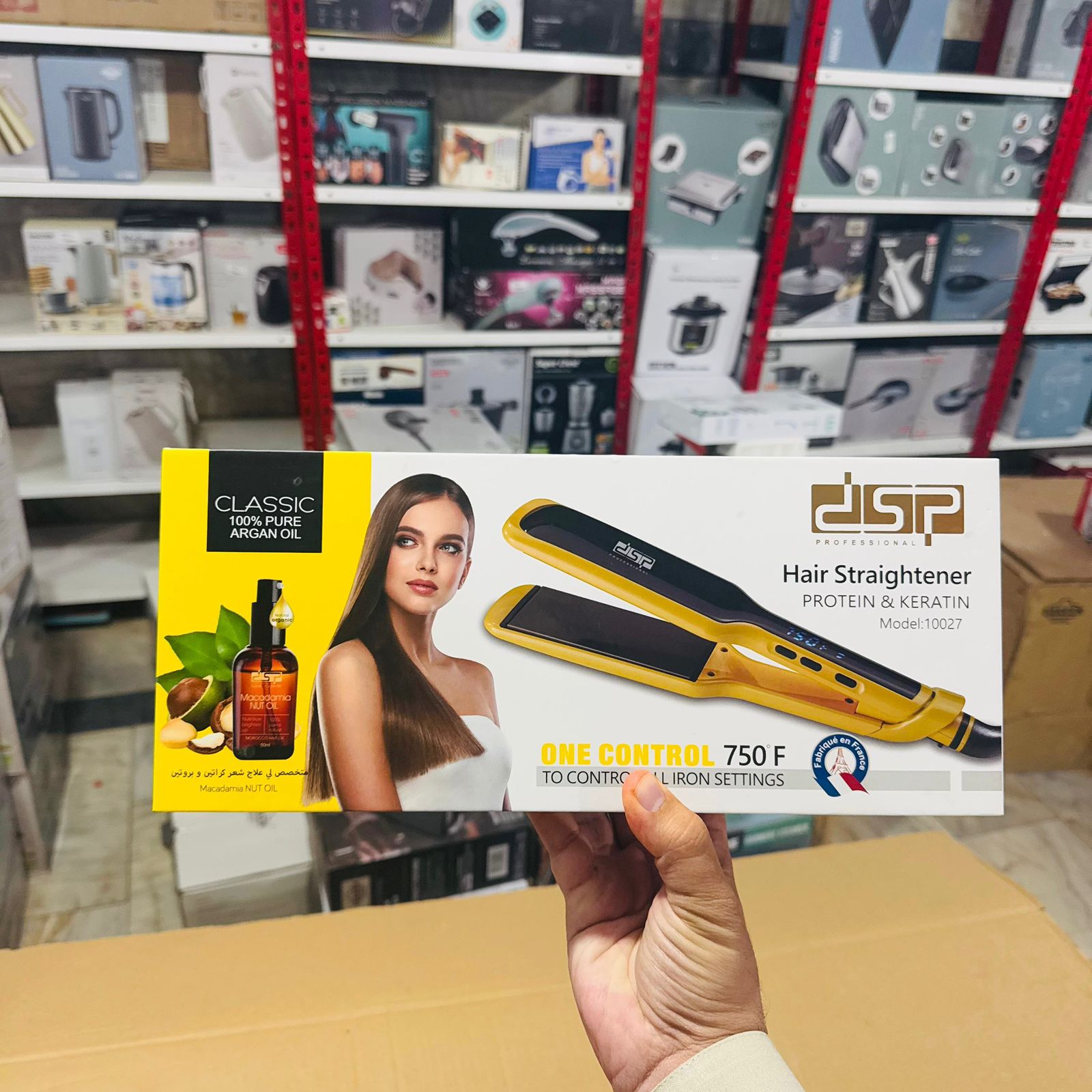 DSP 45W Aluminium Plates Protein & Keratin Hair Straightener-10027