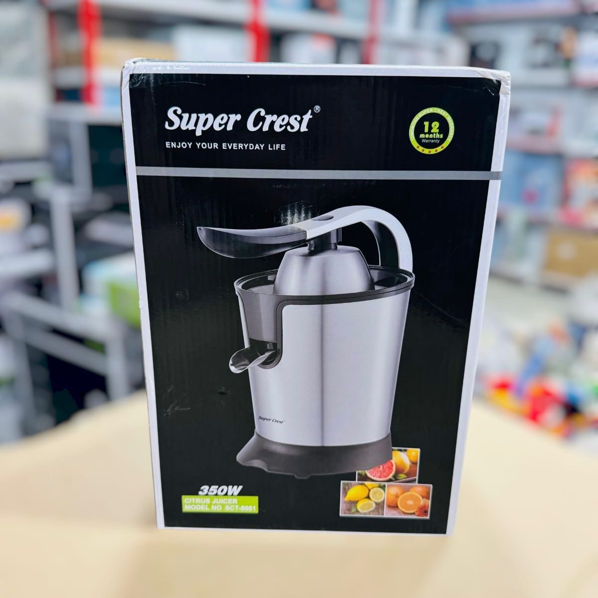 Super Crest Handle Citrus Juicer SCT-8061