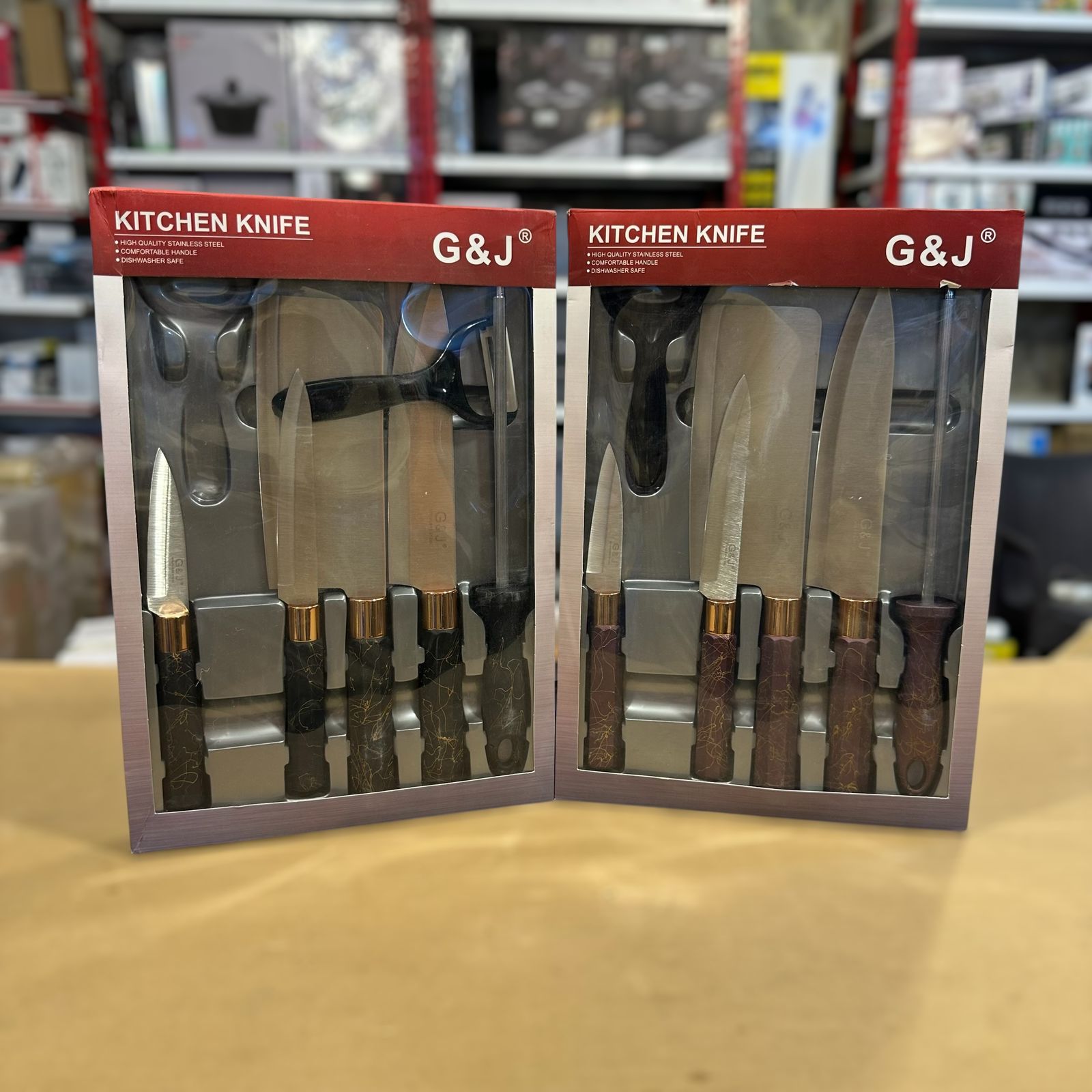 G & J 6pcs Kitchen Knife Set
