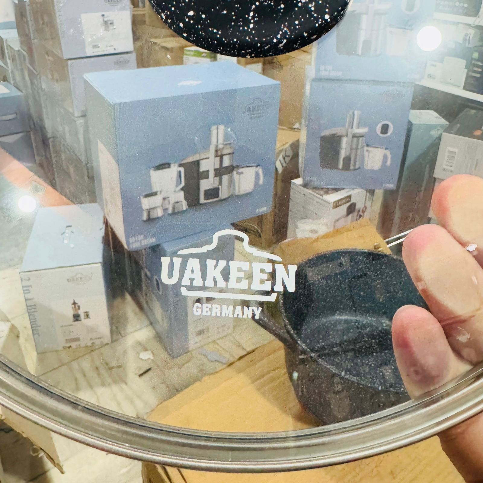 Uakeen Germany Induction Die-Cast Granite Cookware Set 9pcs VK-34