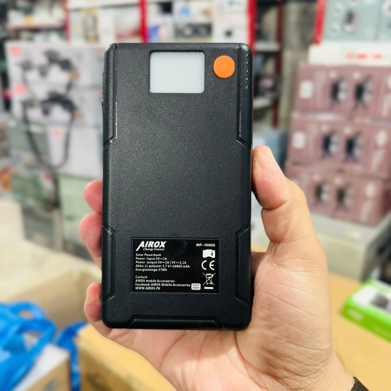 Airox Solar Power Bank 10000mAH MP-10000