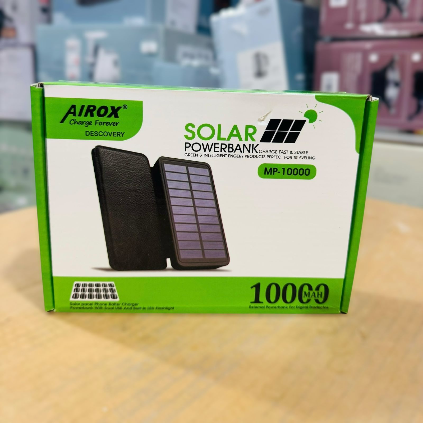 Airox Solar Power Bank 10000mAH MP-10000