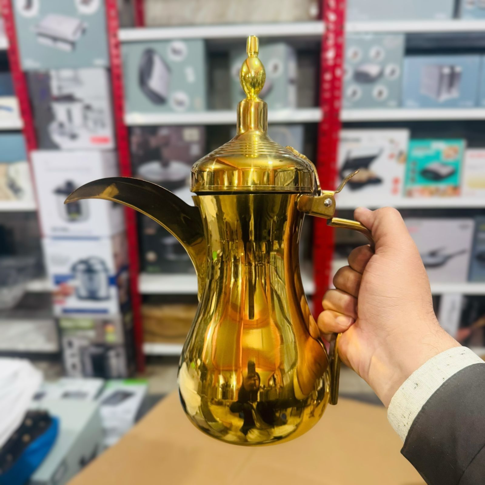 Earl Arabic SS Coffee Pot/Kettle
