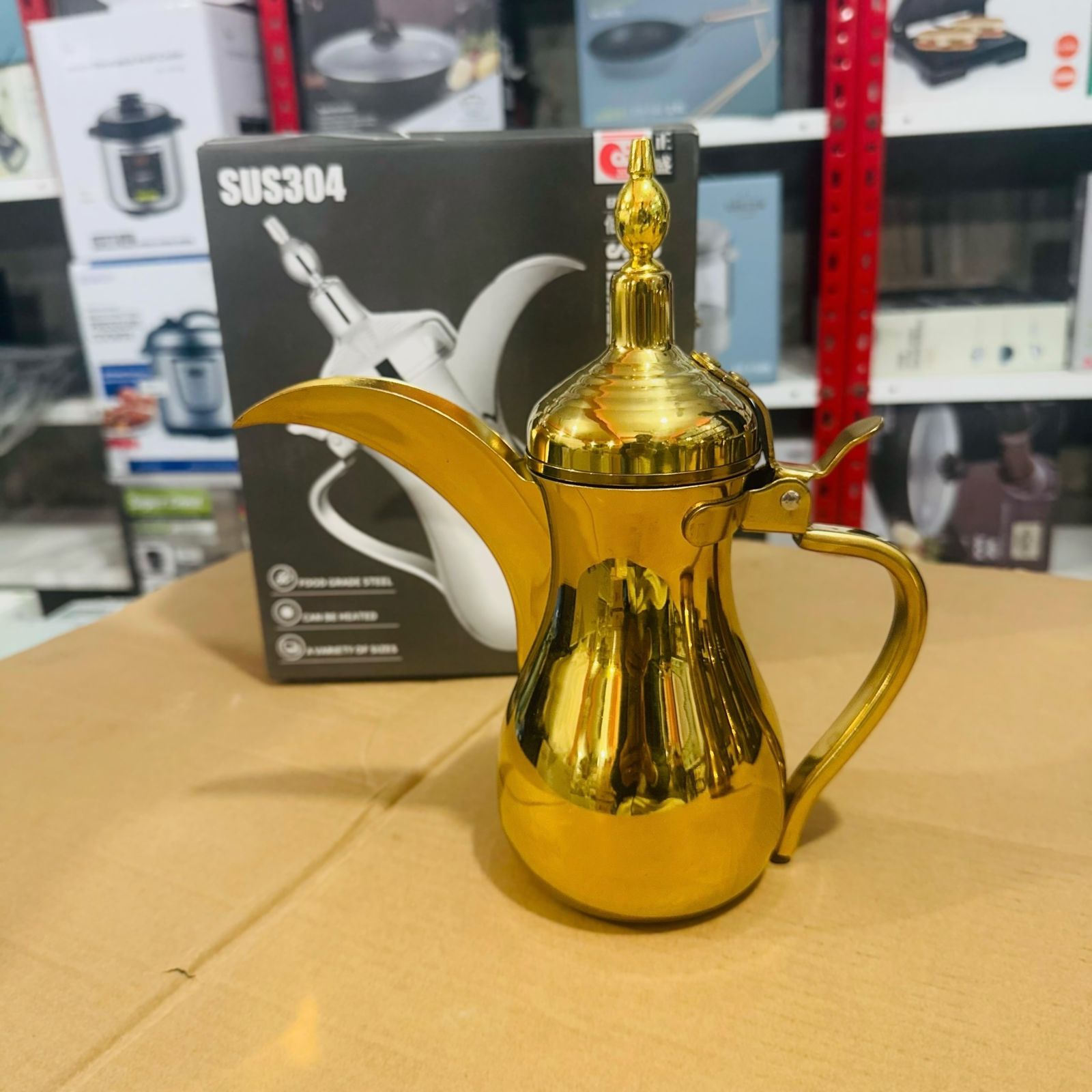 Earl Arabic SS Coffee Pot/Kettle