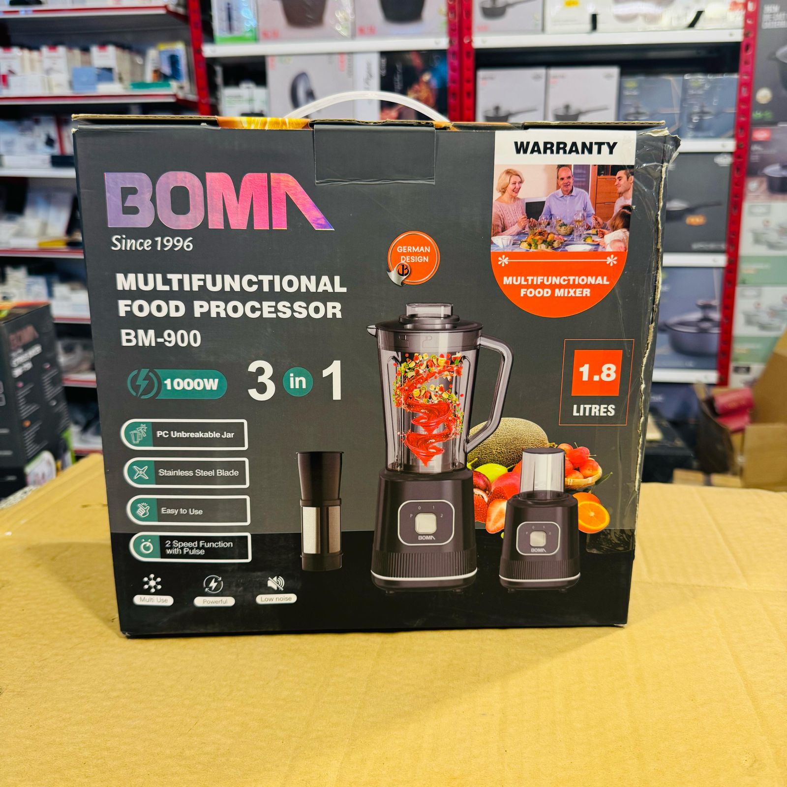 Boma 3 in 1 Multifunctional Blender BM-900