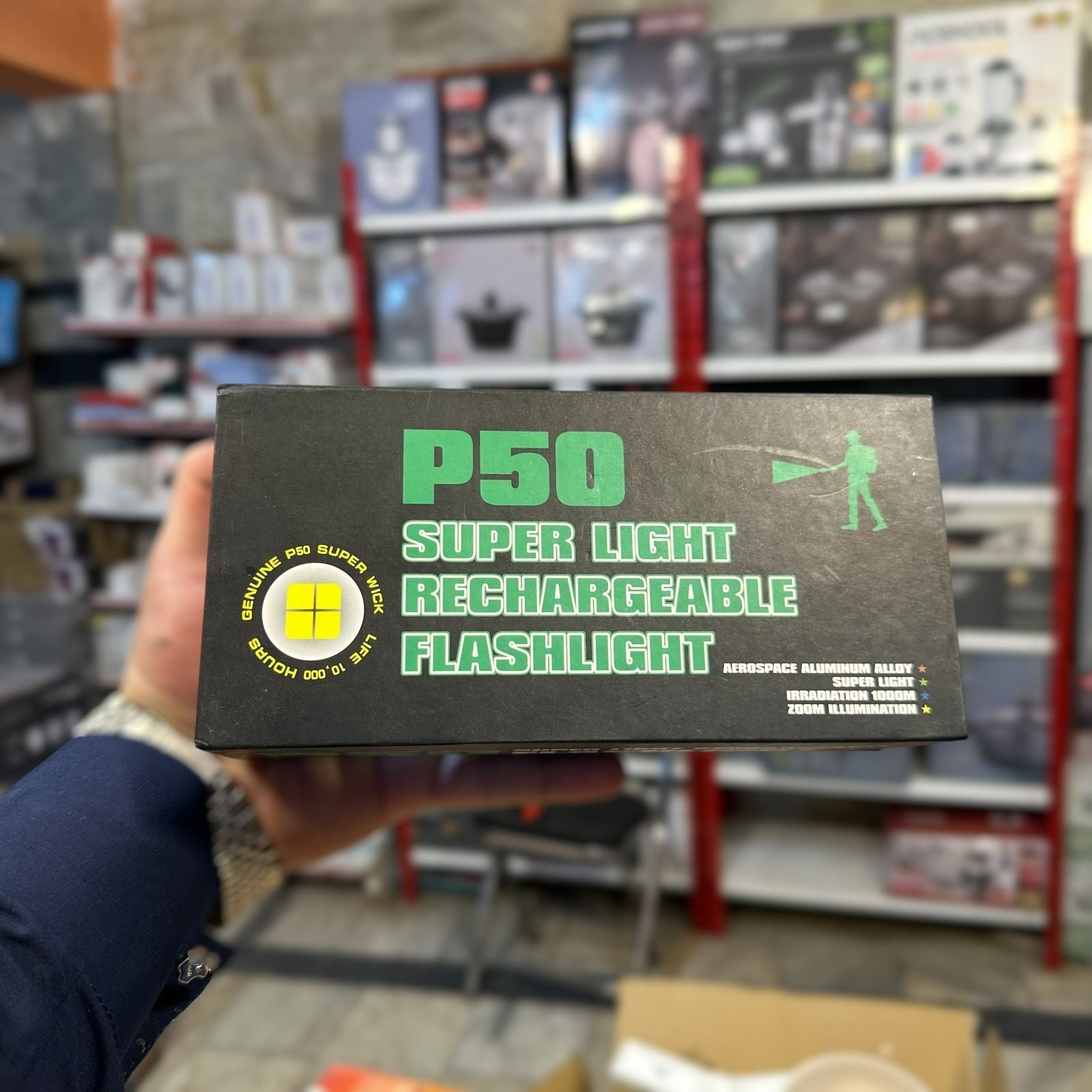 Super Rechargeable Flashlight P50