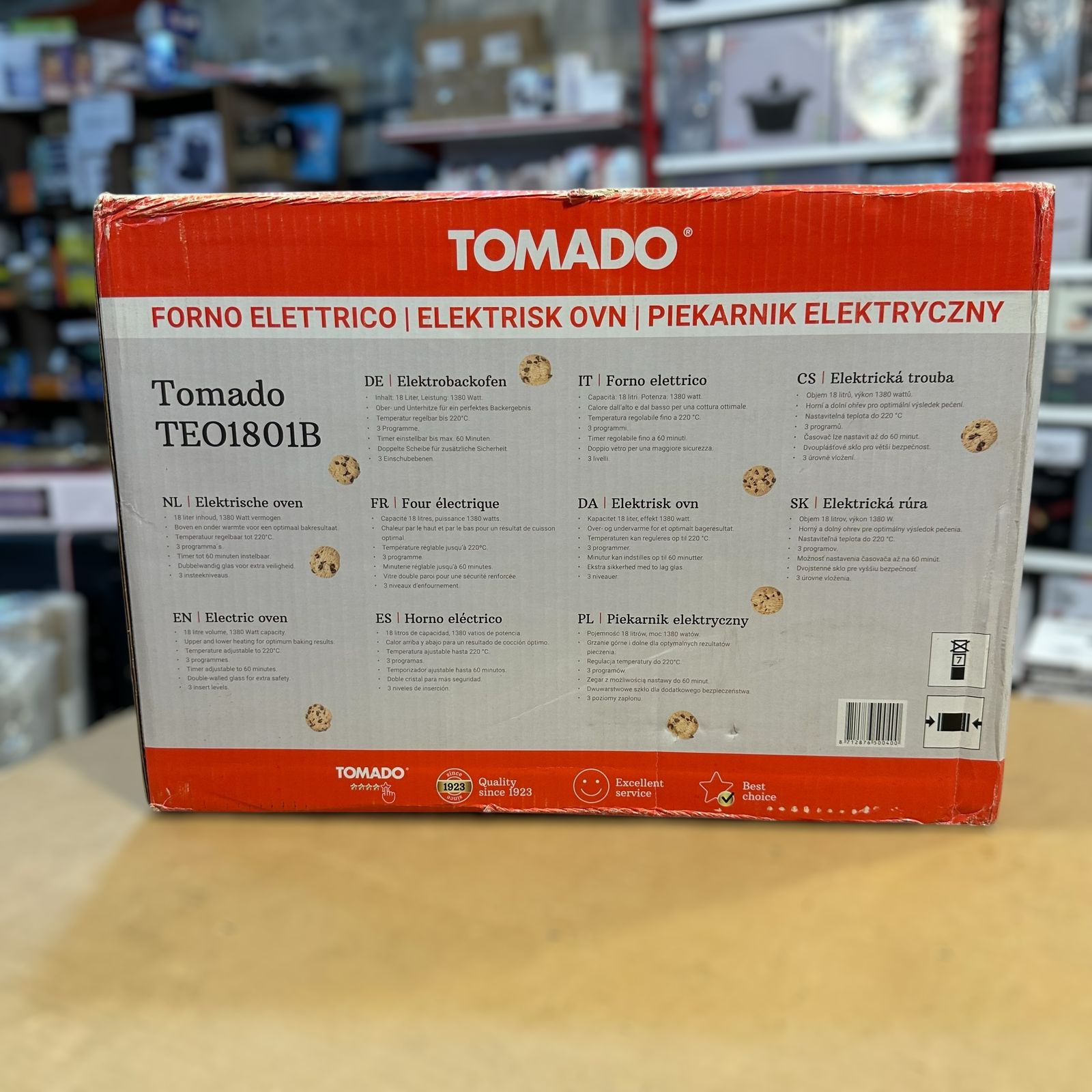 Tomado 18L Electric Oven TEO1801B