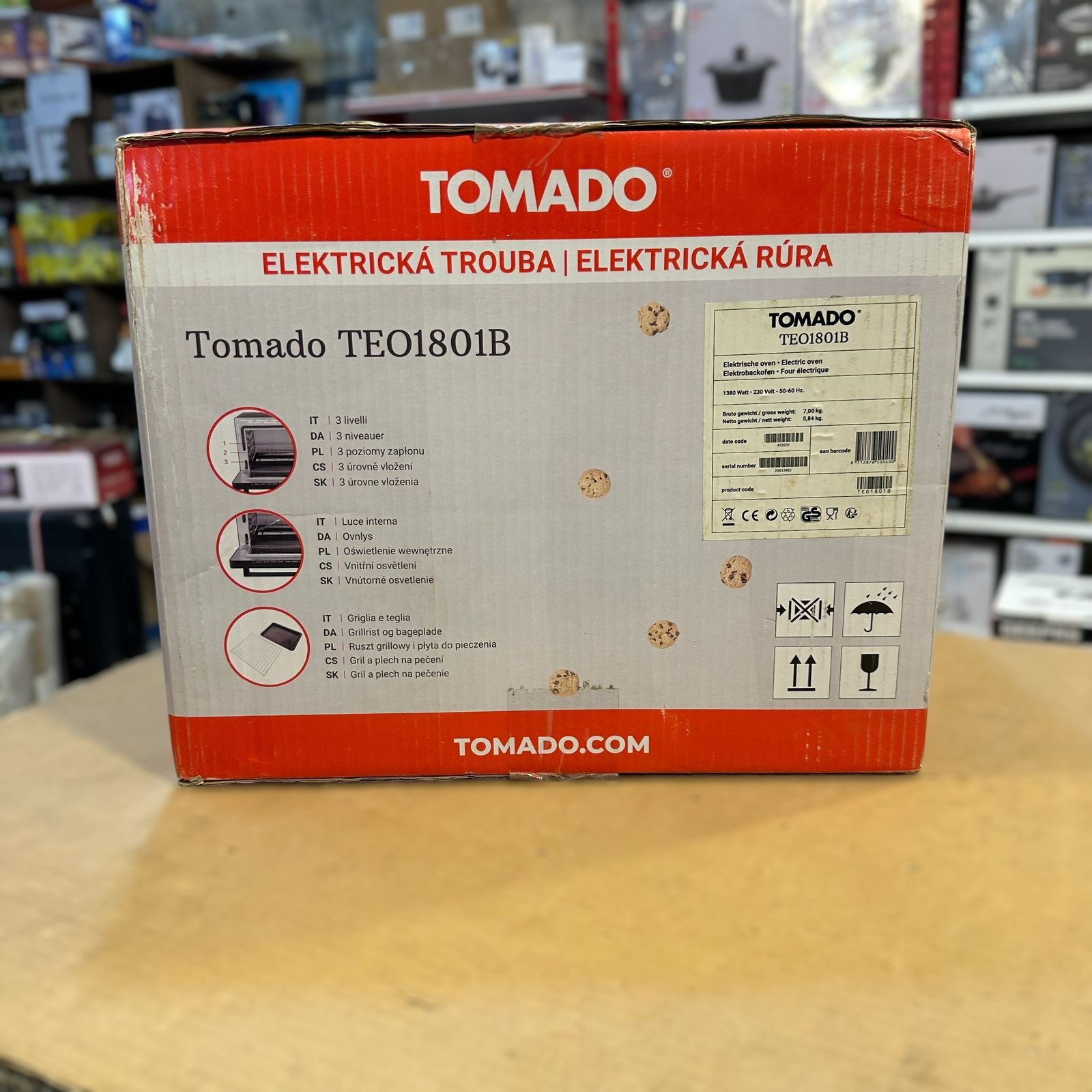 Tomado 18L Electric Oven TEO1801B