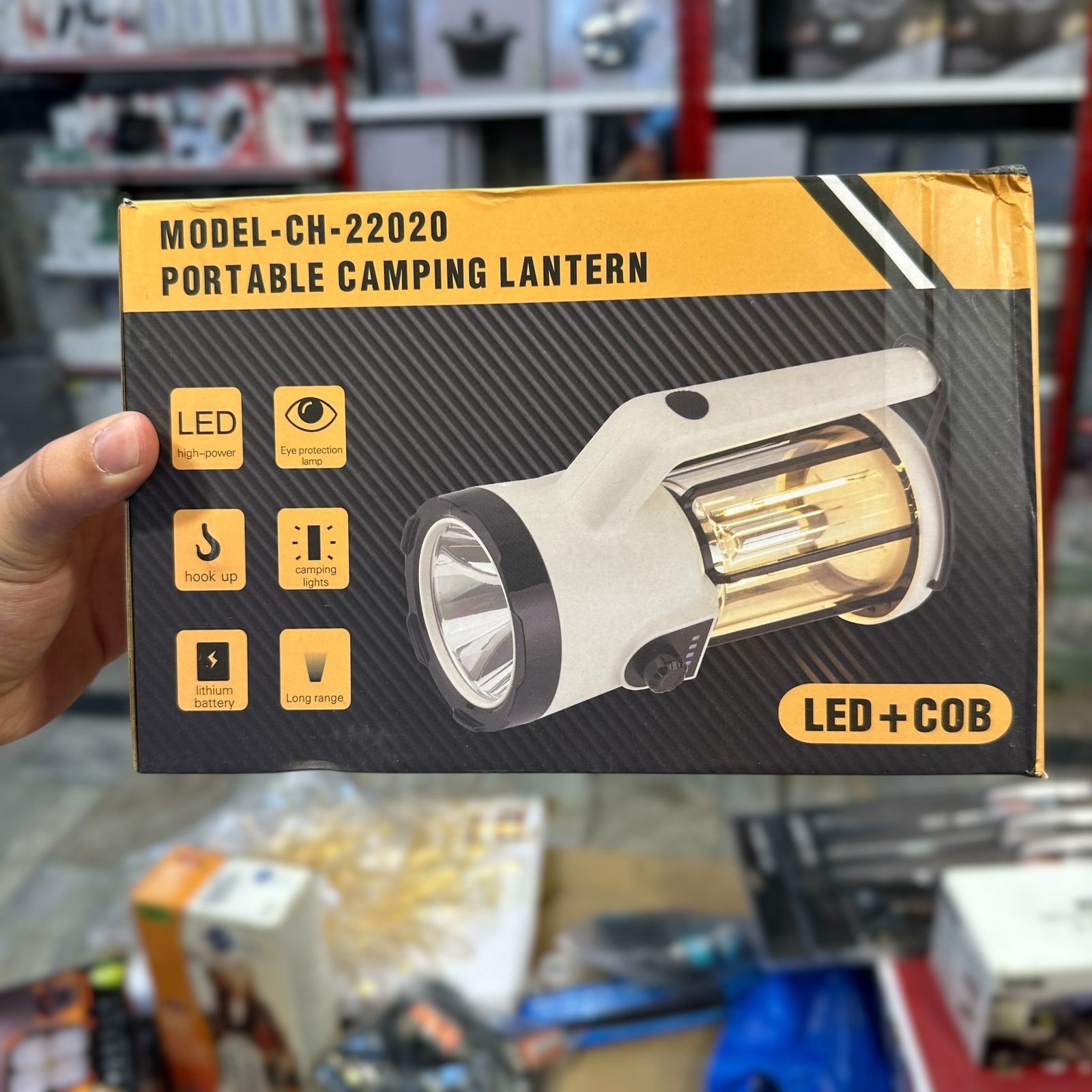 LED+COB Camping Lantern CH-22020