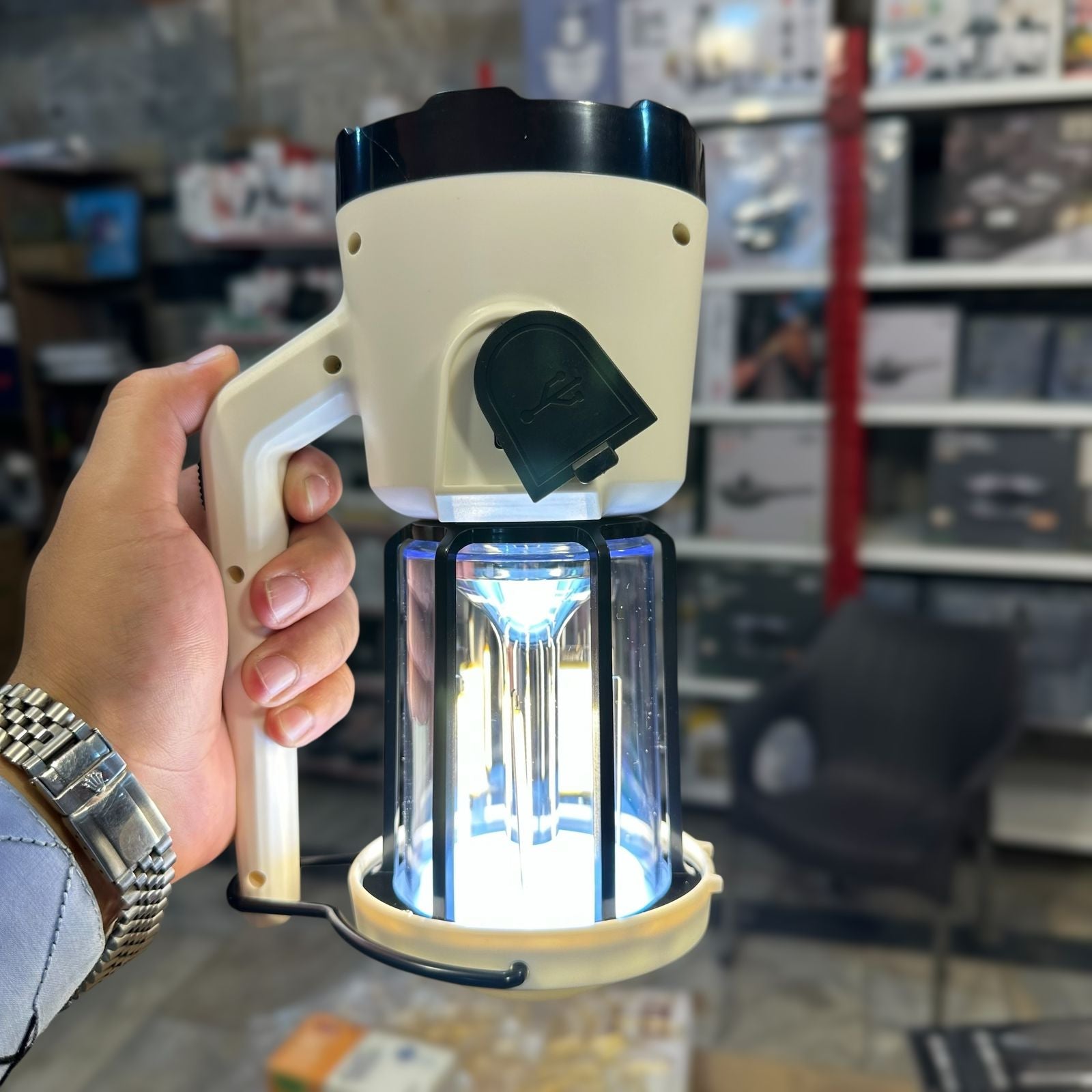 LED+COB Camping Lantern CH-22020