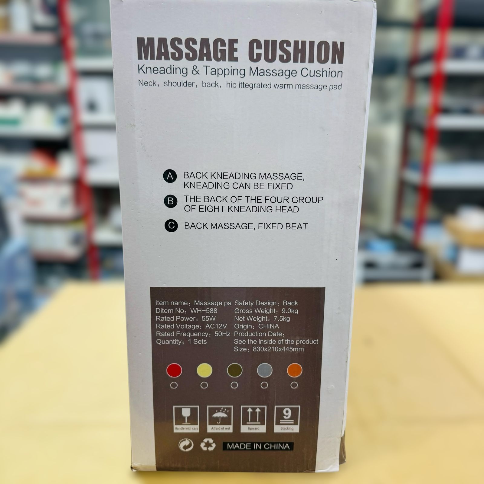 Kneading & Tapping Massage Cushion