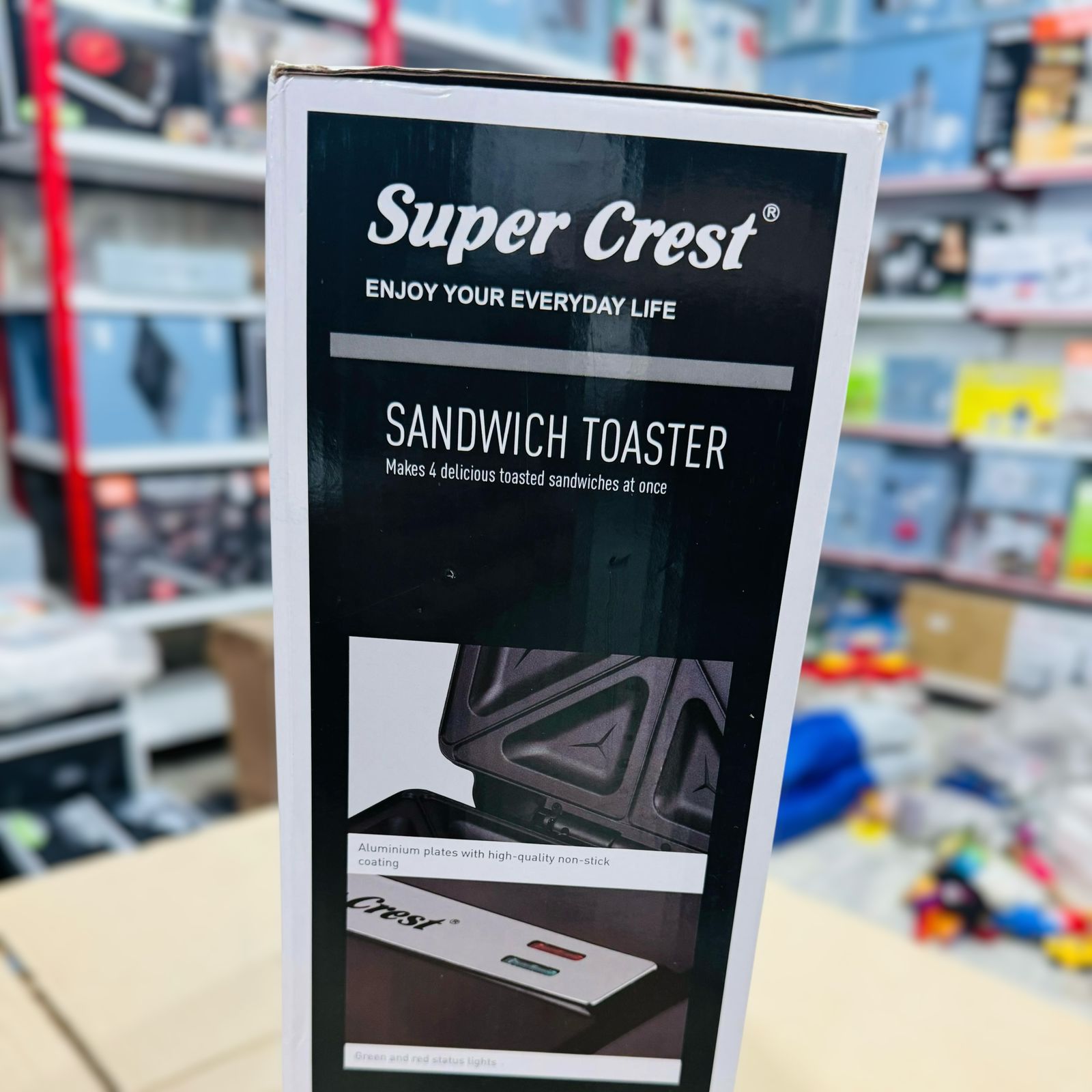 Super Crest 4 Slice Sandwich Maker SCT-6027