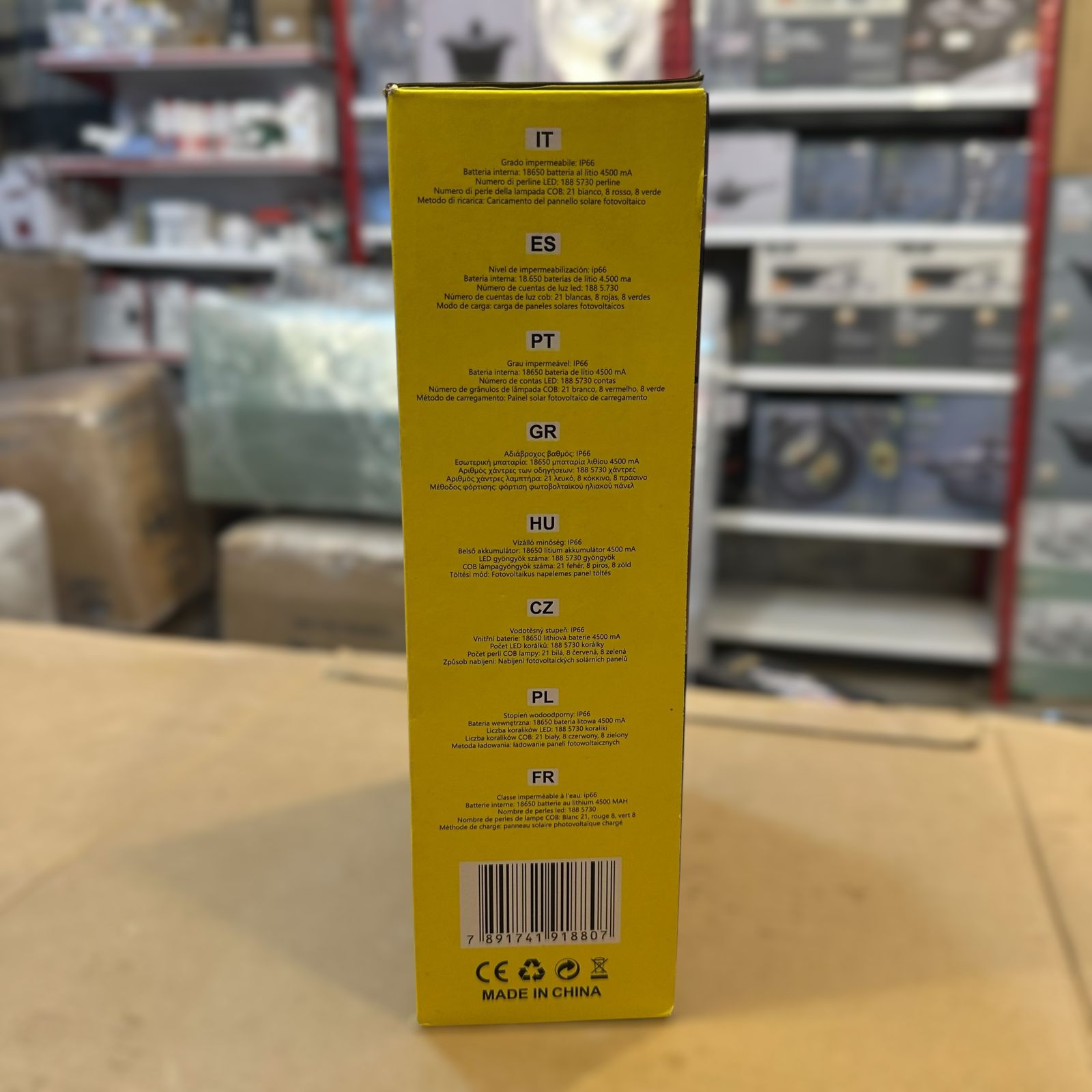 COBA Solar Rechargeable Handheld Lamp