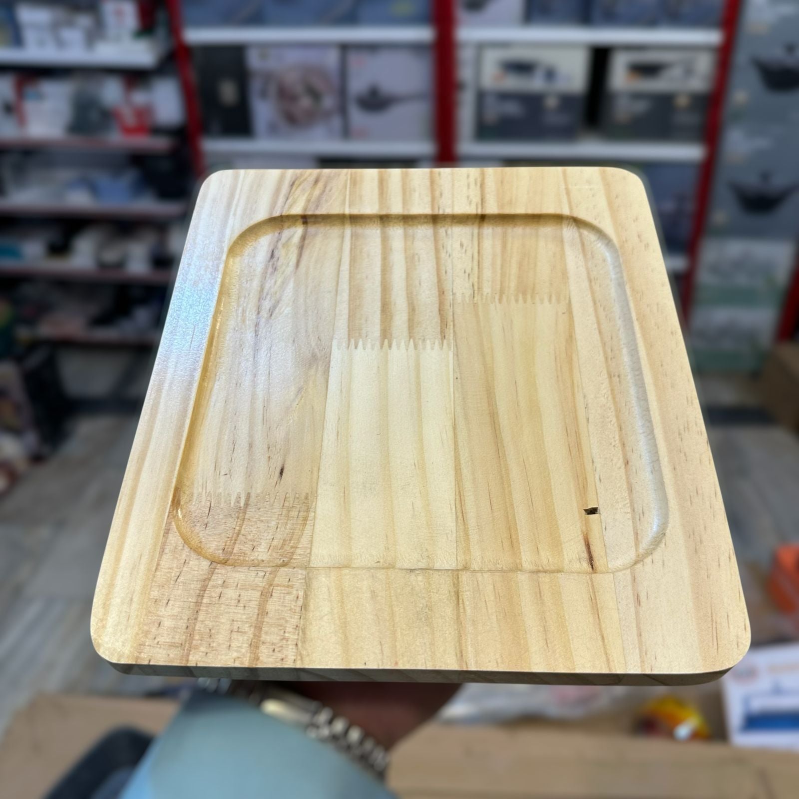 Cast Iron Sizzler Pan with Wooden Tray