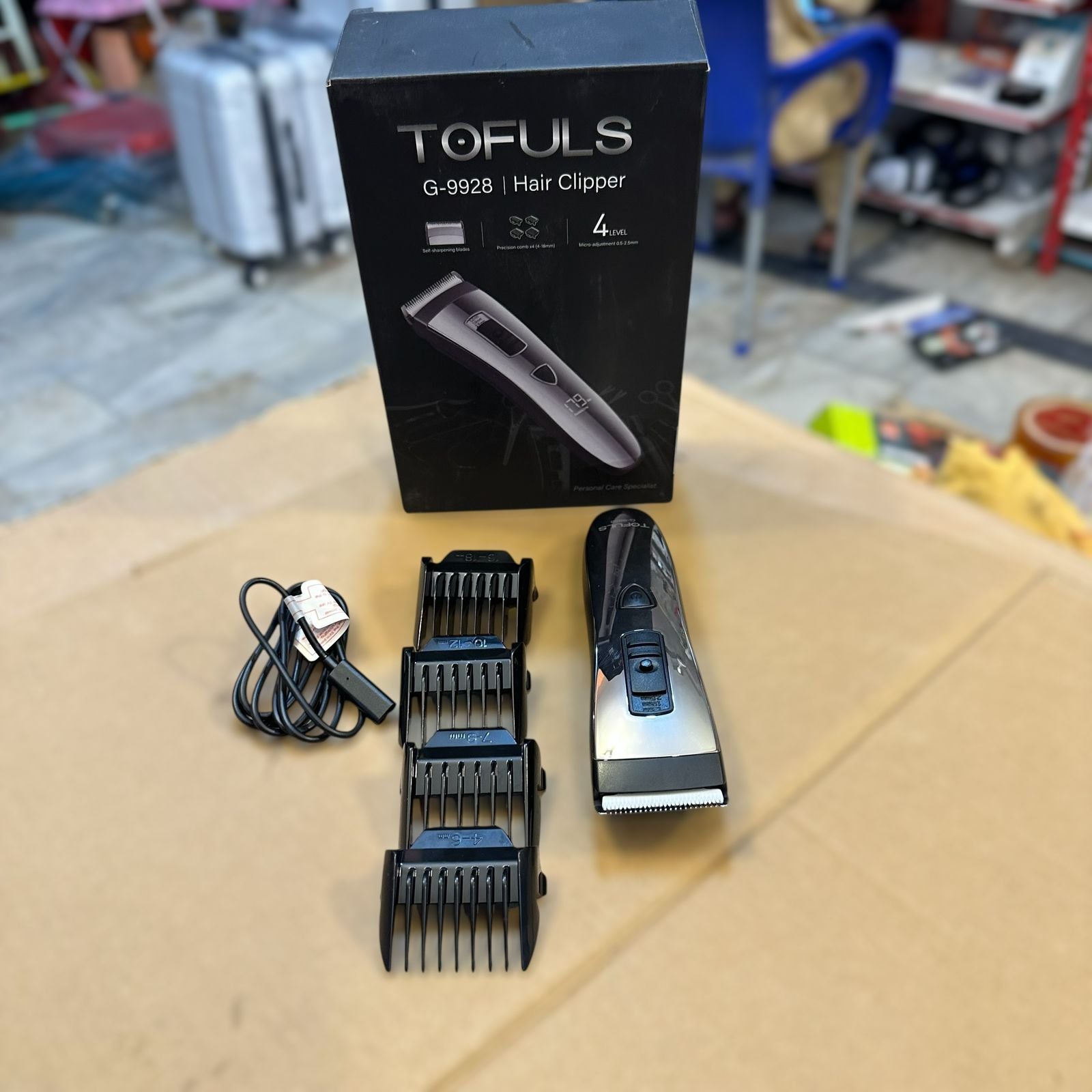 Tofuls Rechargeable Hair Grooming Clipper for Men