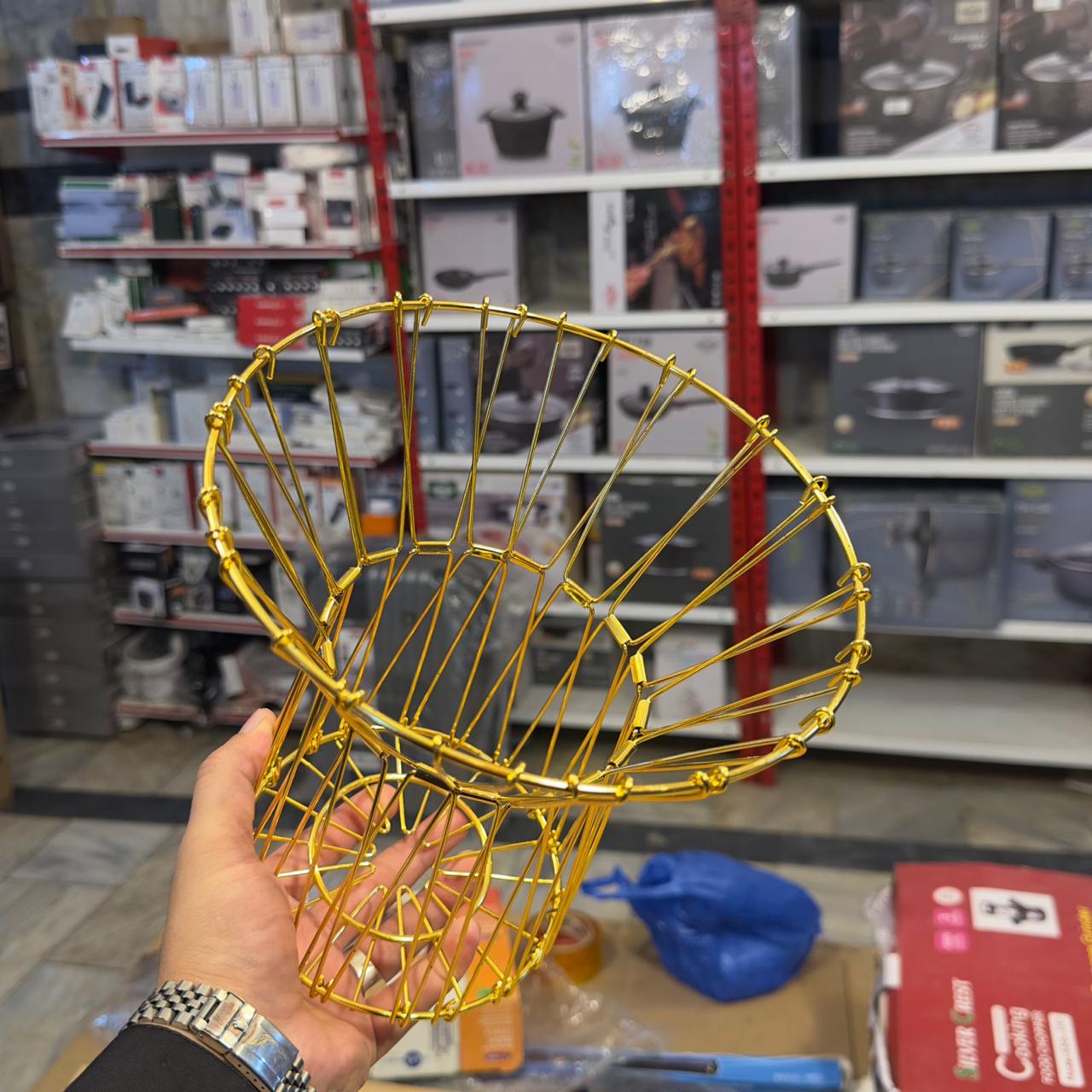 Multifunctional Folding Wire Basket