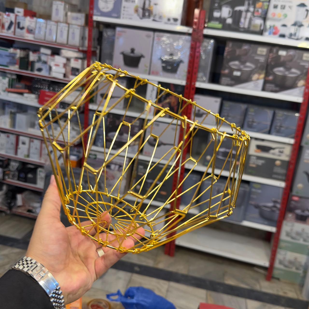 Multifunctional Folding Wire Basket