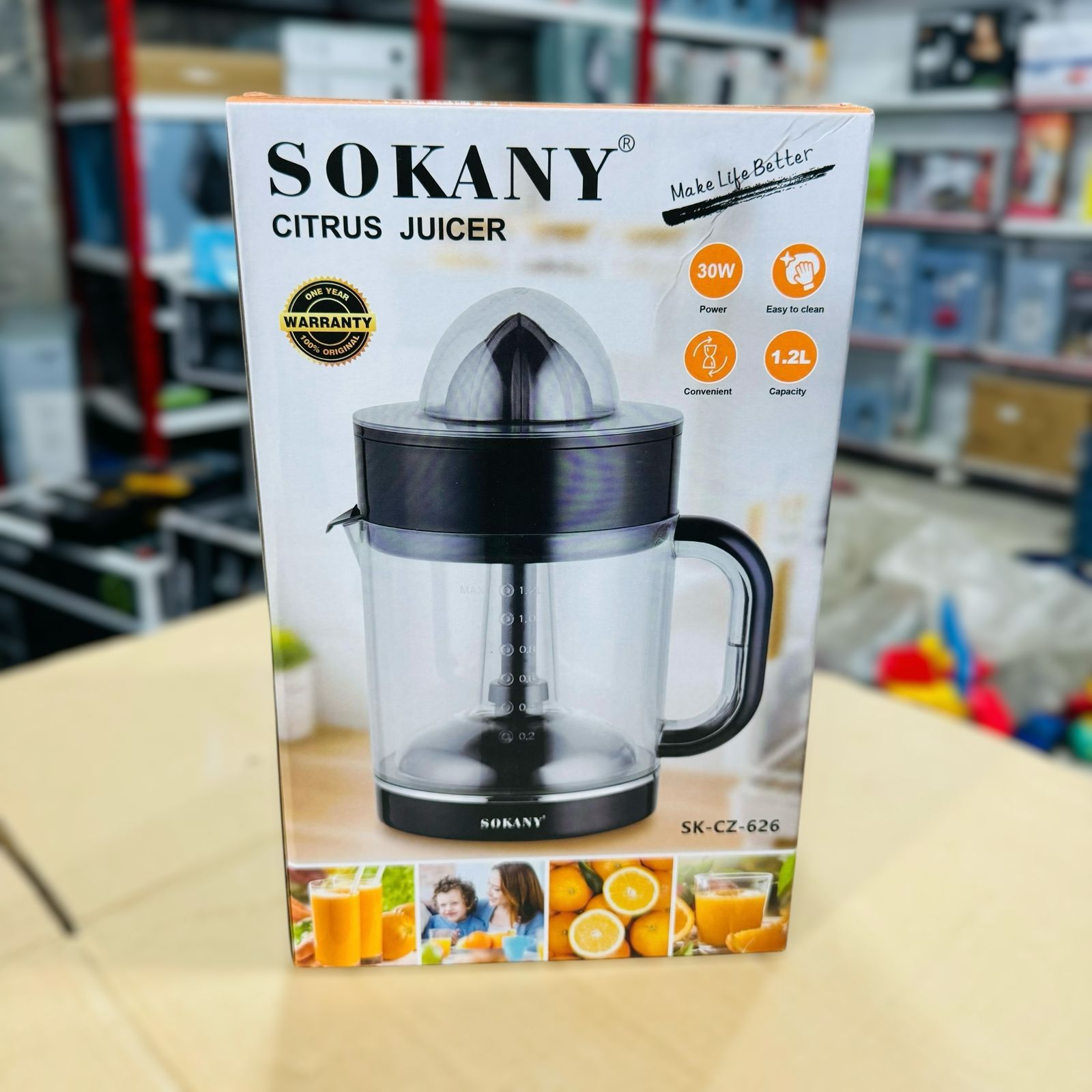Sokany Electric Citrus Juicer SK-CZ-626